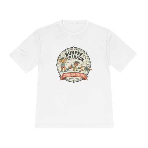Burpee Champion Unisex Moisture Wicking Tee