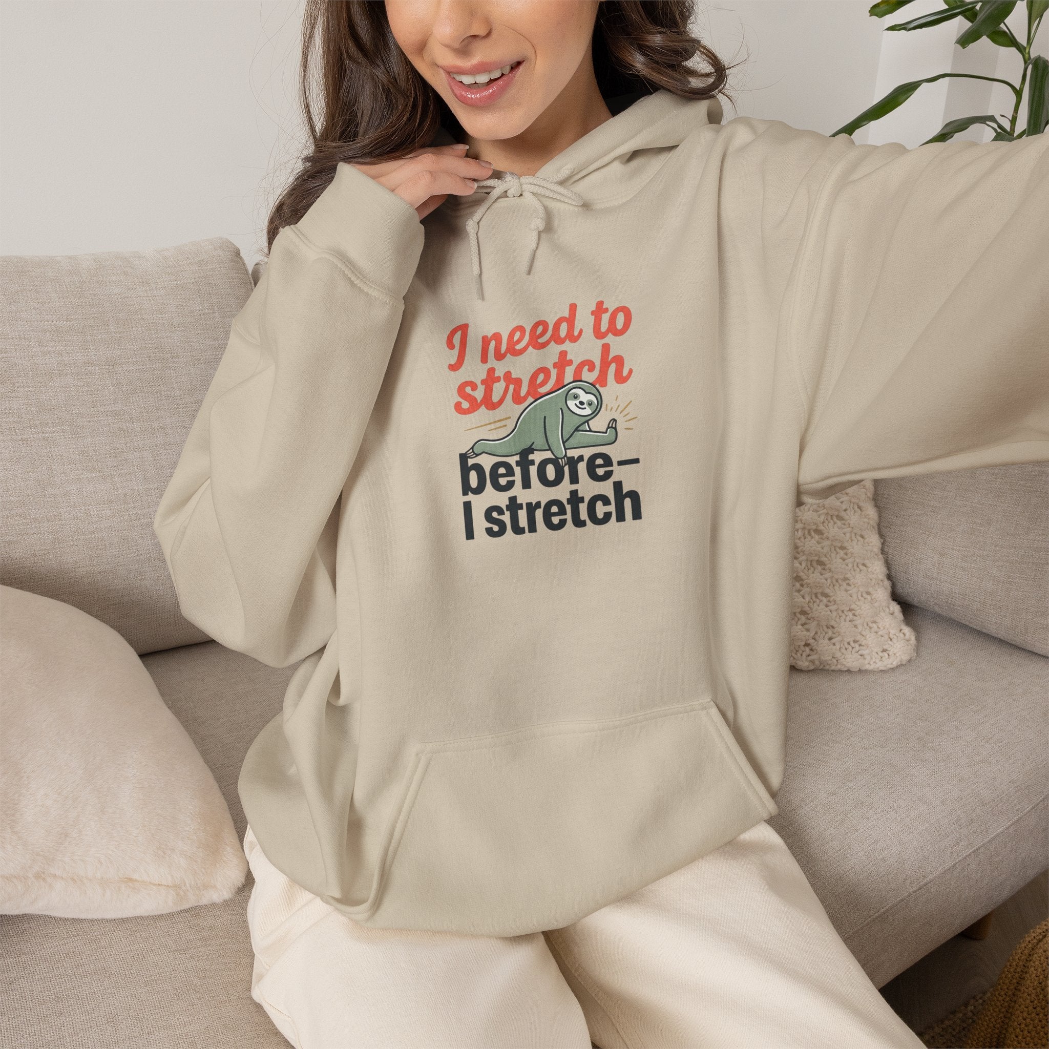 I Need to Stretch Unisex Heavy Blend™ Hooded Sweatshirt