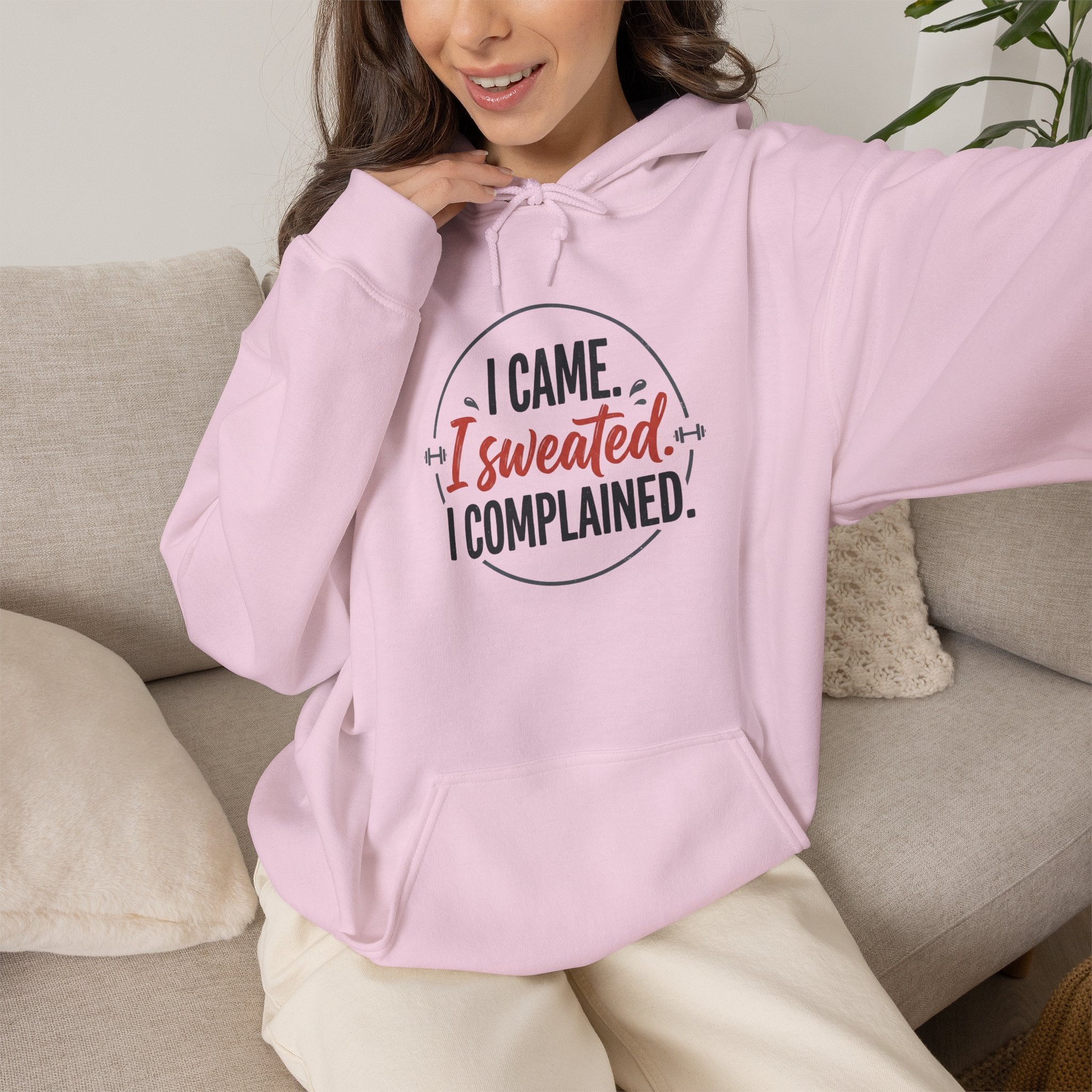 I Came I Sweated I Complained Unisex Heavy Blend™ Hooded Sweatshirt