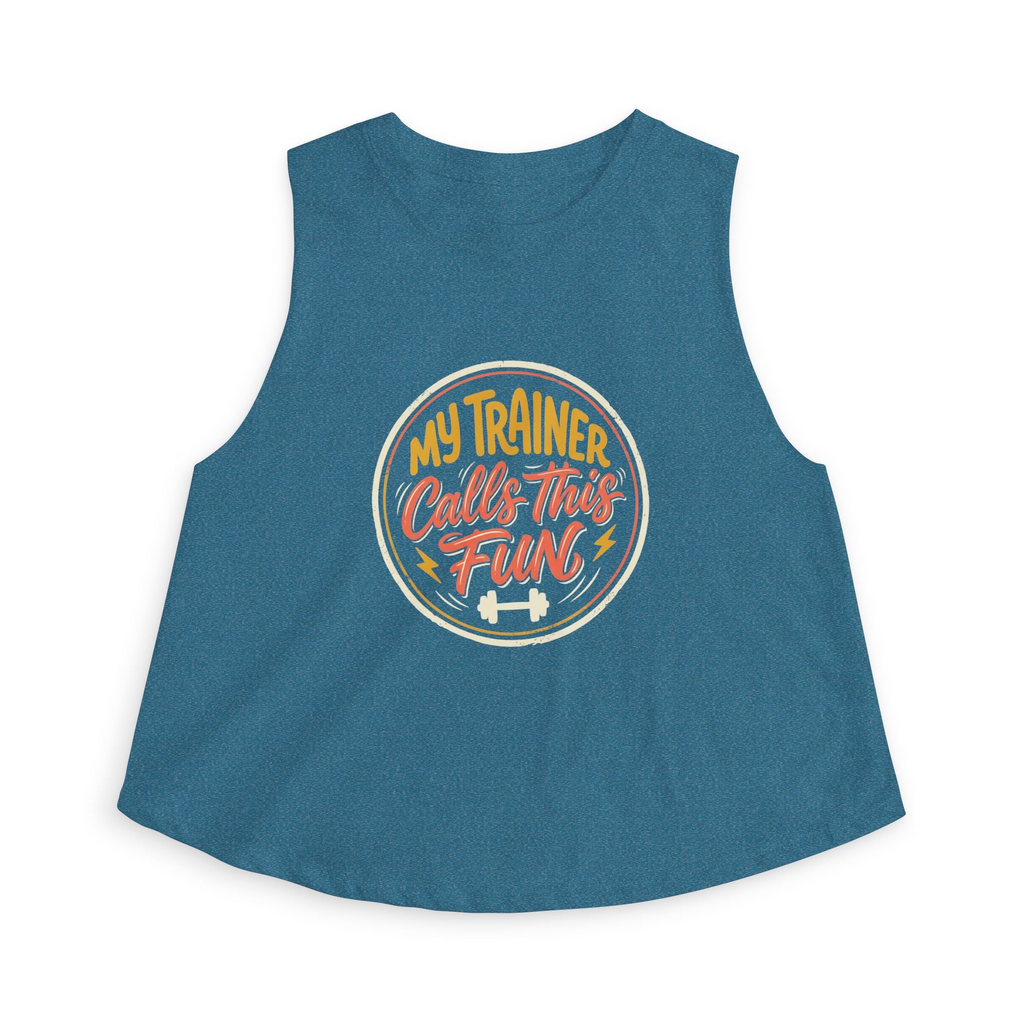 My Trainer Calls This Fun Women's Crop Top