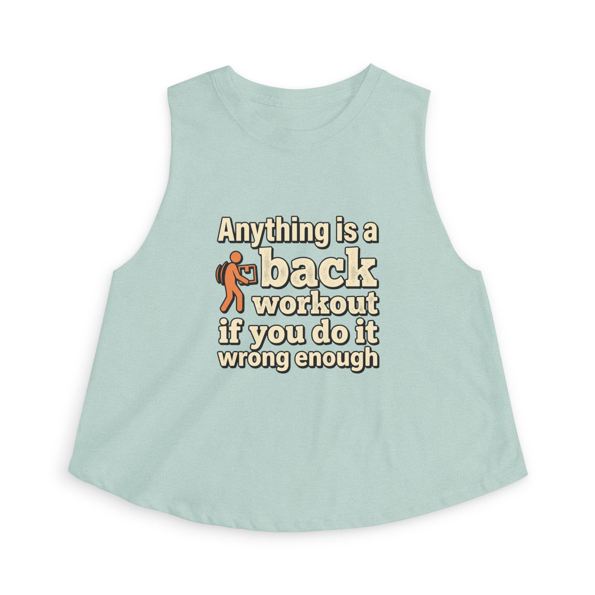 Anything is a Back Workout Women's Crop Top