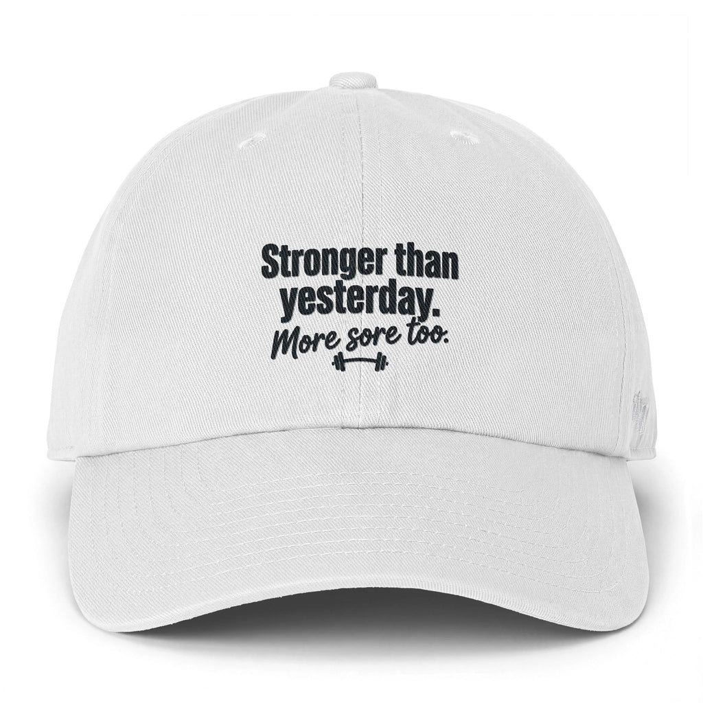 Stronger Than Yesterday Clean Up Cap