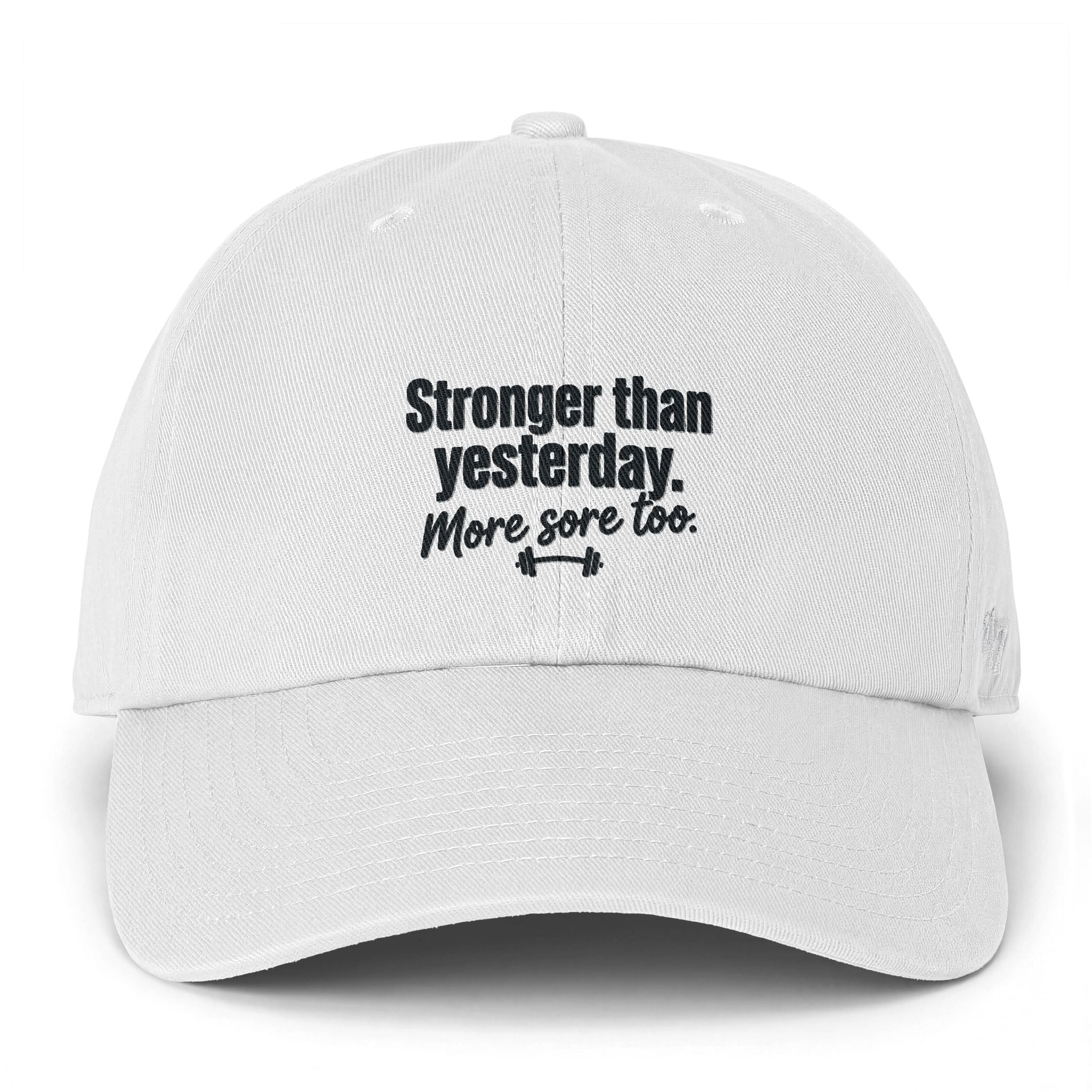 Stronger Than Yesterday Clean Up Cap