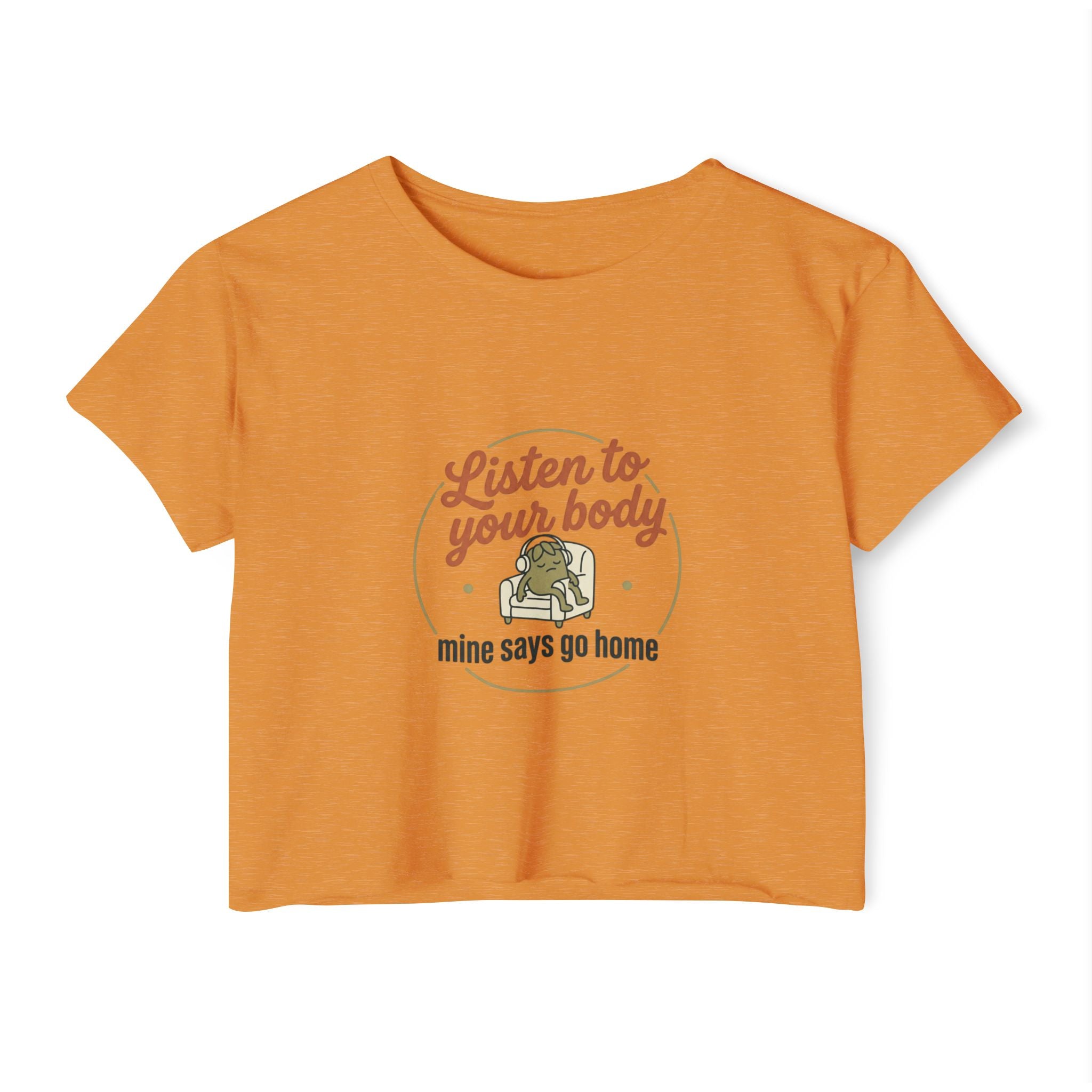 Listen to Your Body Women's Festival Crop Top