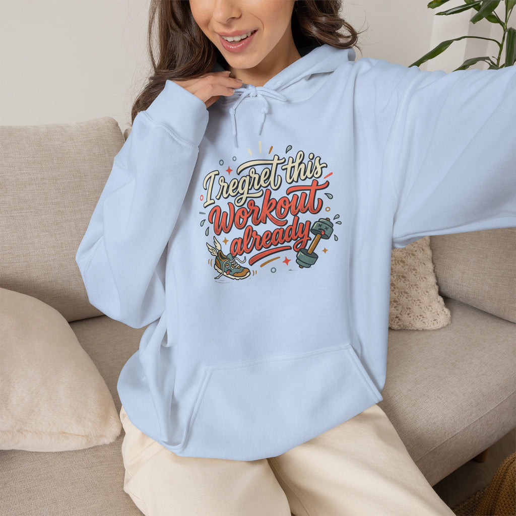 I Regret This Workout Unisex Heavy Blend™ Hooded Sweatshirt