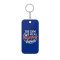 The Gym is My Happy Hour Double-Sided Keychain Charm