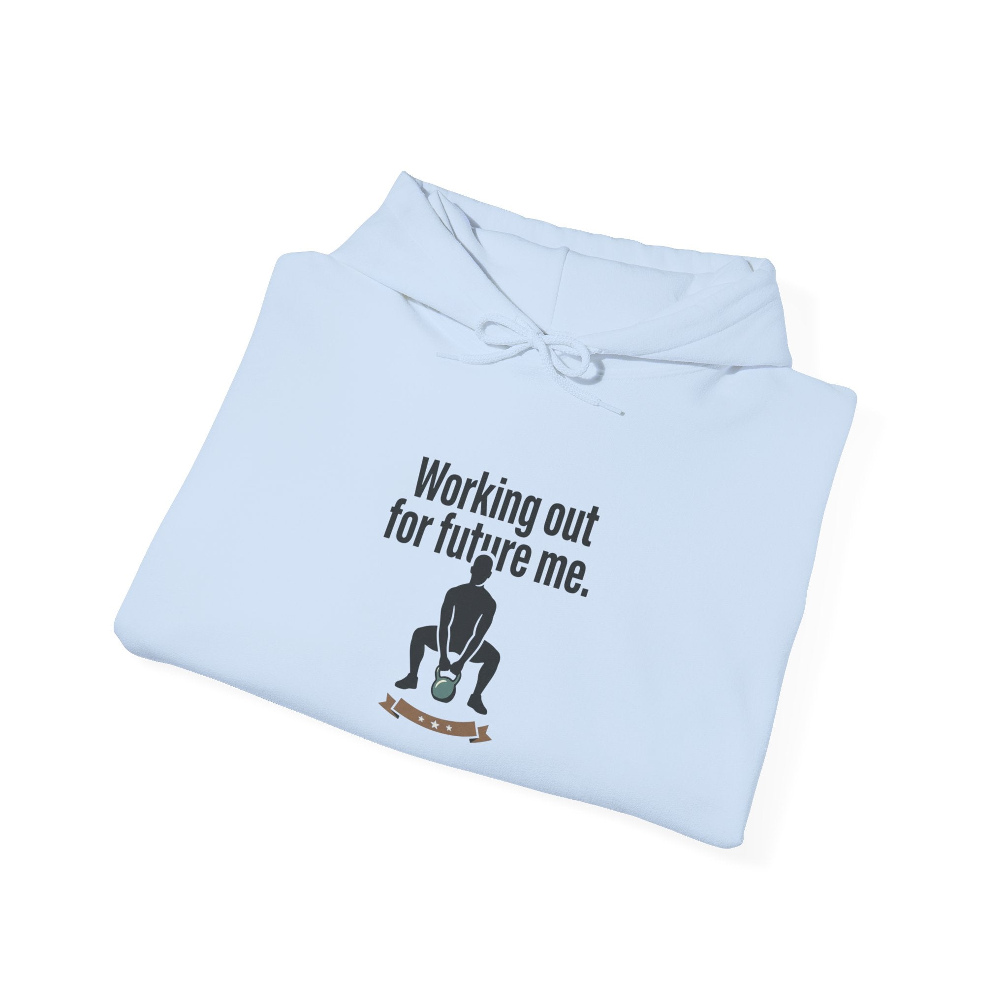 Working Out For Future Me Unisex Heavy Blend™ Hooded Sweatshirt