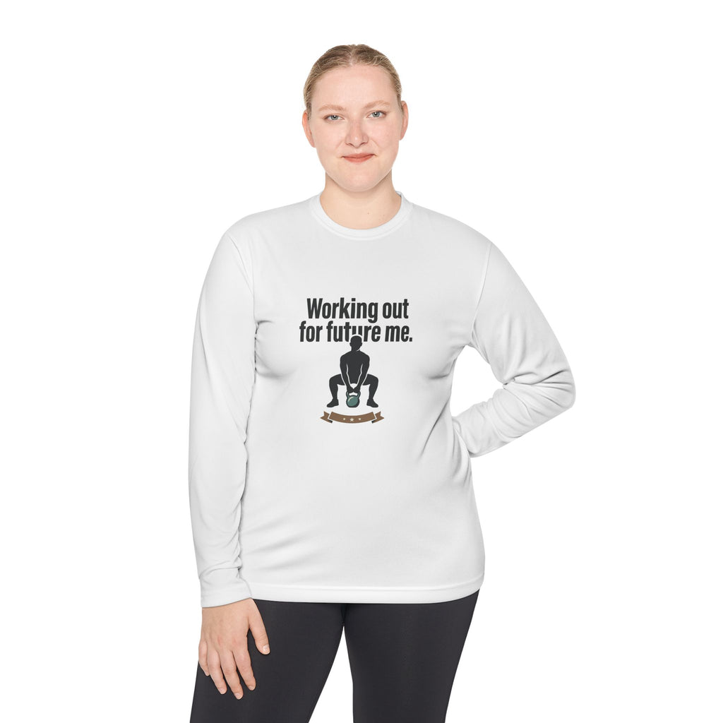 Working Out For Future Me Unisex Lightweight Long Sleeve Tee