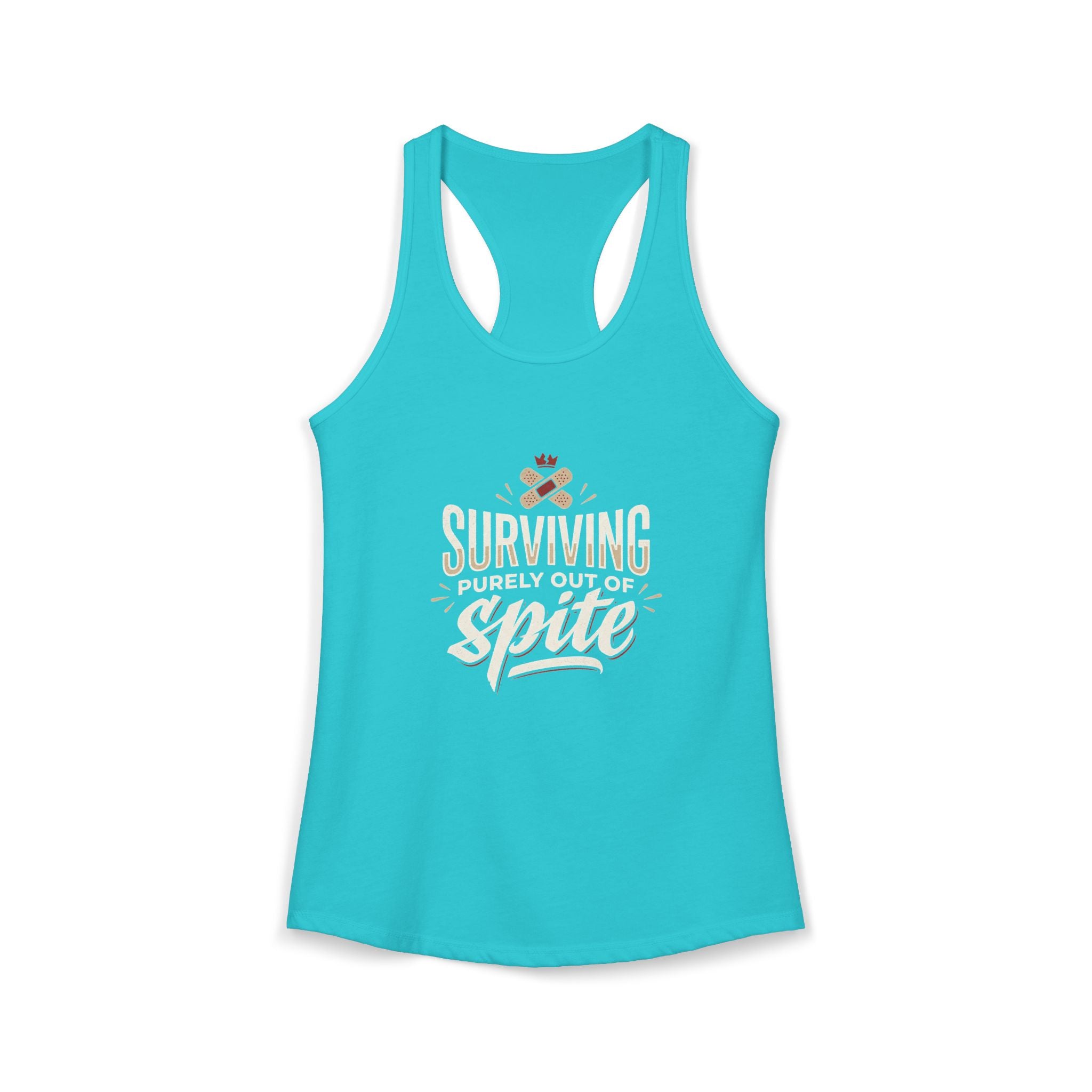 Surviving Purely Out of Spite Women's Ideal Racerback Tank