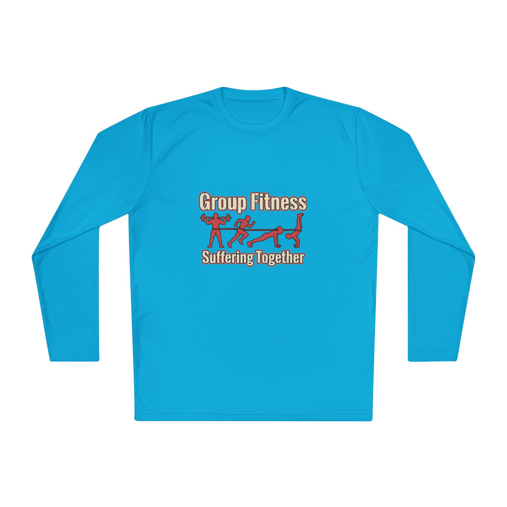 Group Fitness Suffering Together Unisex Lightweight Long Sleeve Tee