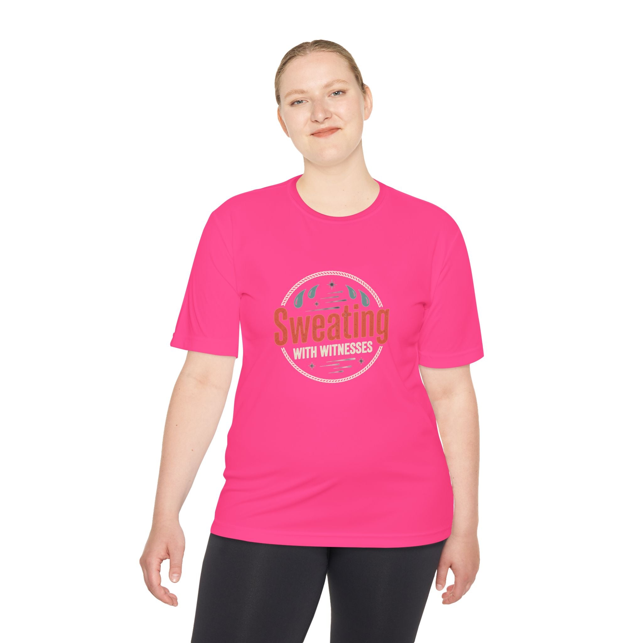 Sweating with Witnesses Unisex Moisture Wicking Tee