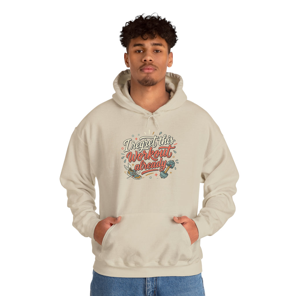 I Regret This Workout Unisex Heavy Blend™ Hooded Sweatshirt