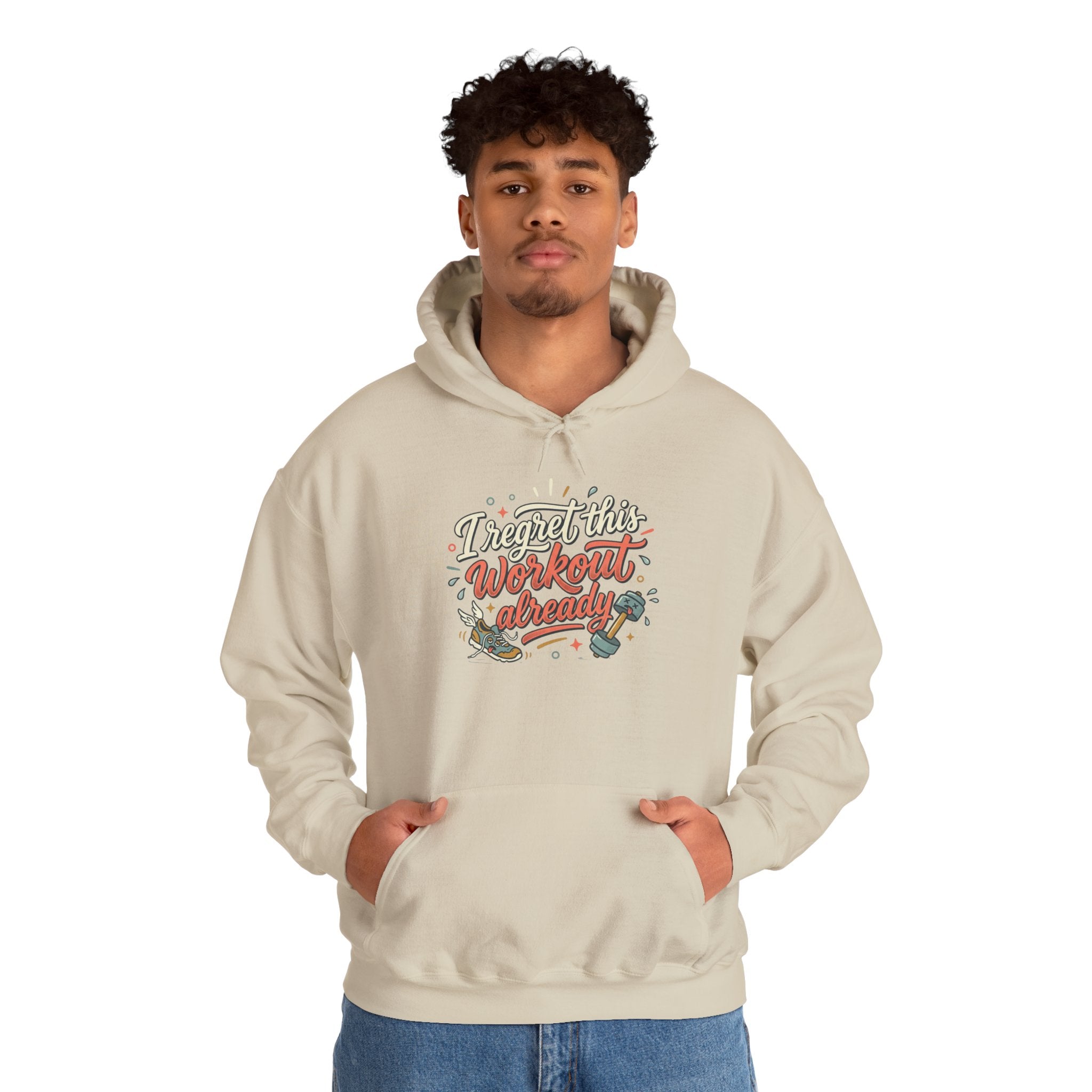 I Regret This Workout Unisex Heavy Blend™ Hooded Sweatshirt