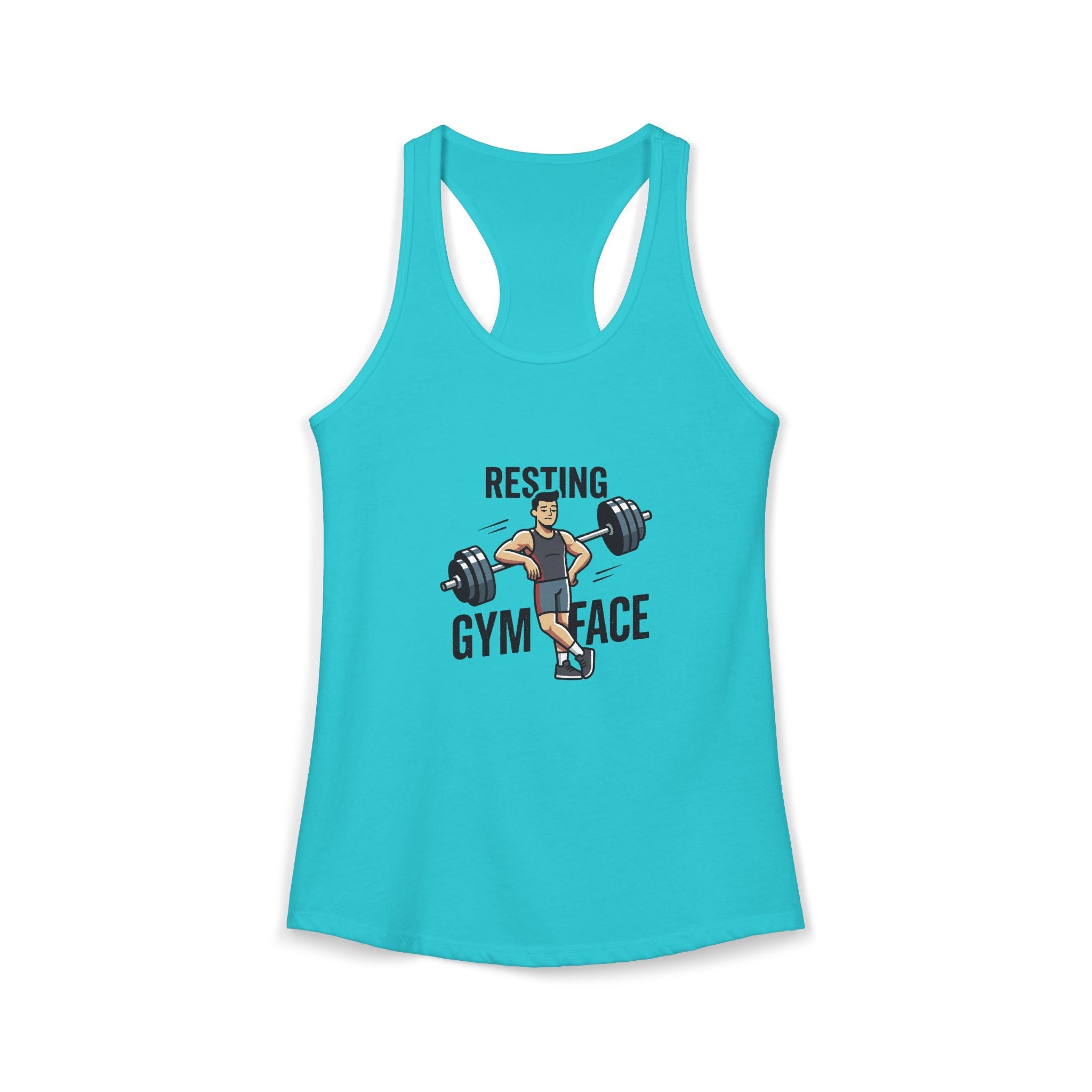 Resting Gym Face Women's Ideal Racerback Tank