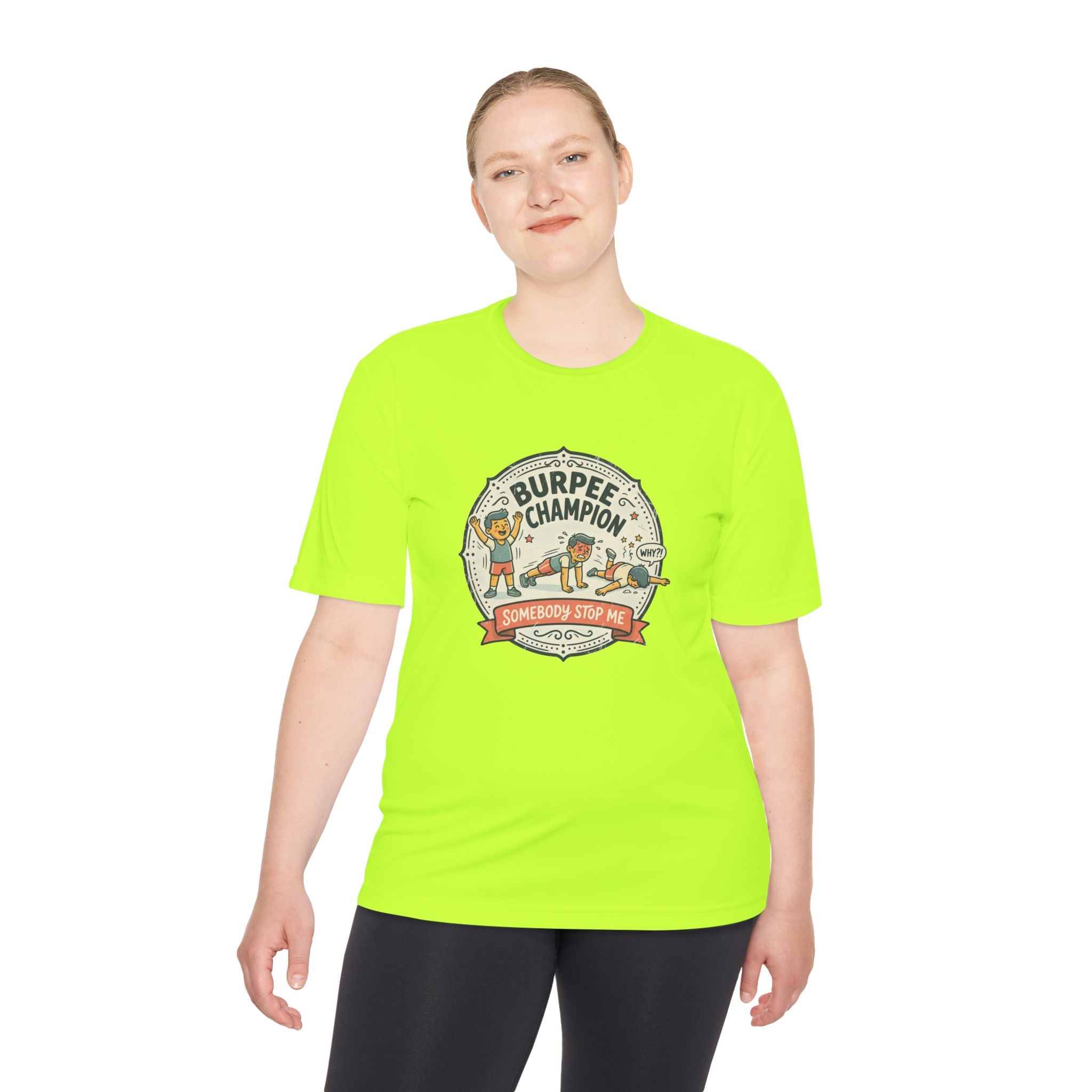 Burpee Champion Unisex Moisture Wicking Tee