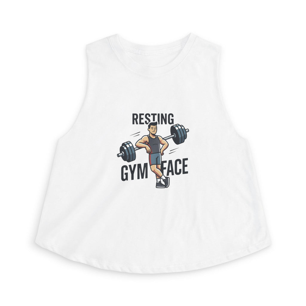 Resting Gym Face Women's Crop Top