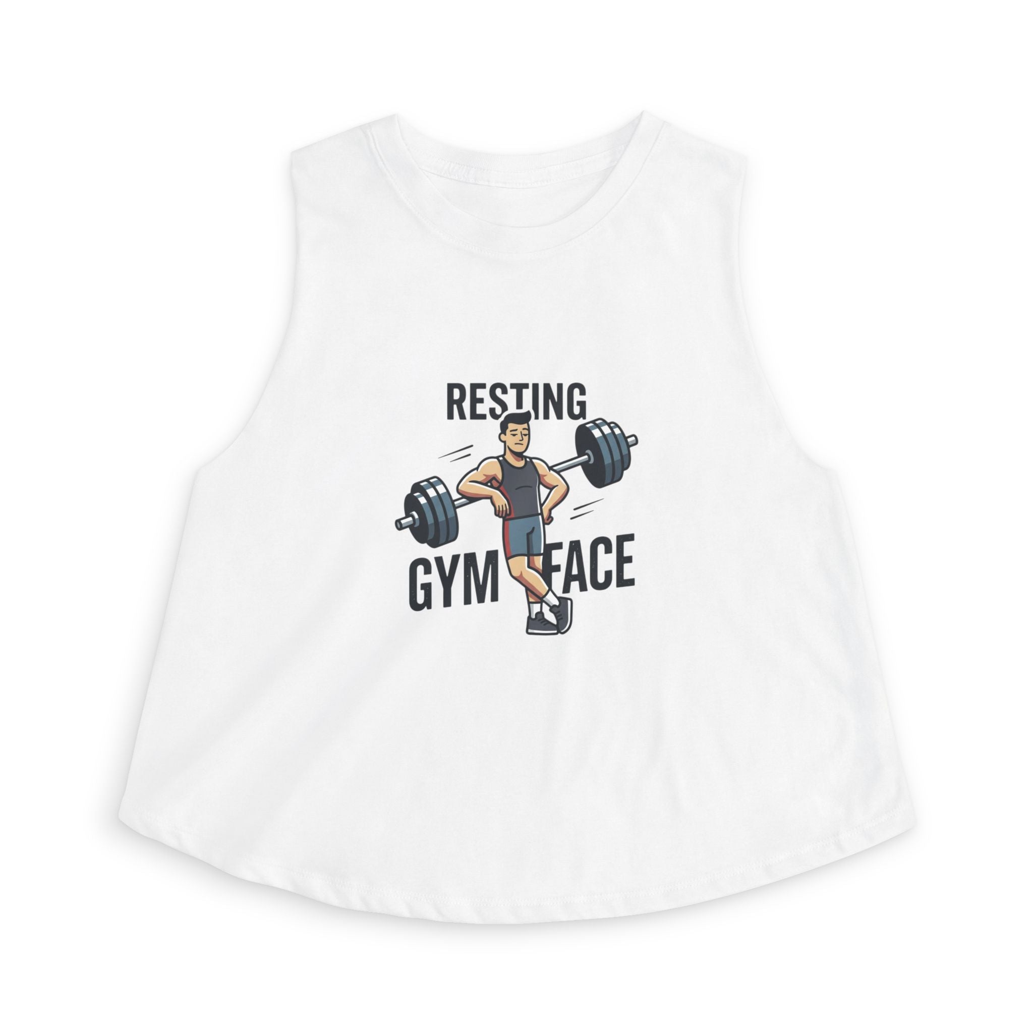 Resting Gym Face Women's Crop Top