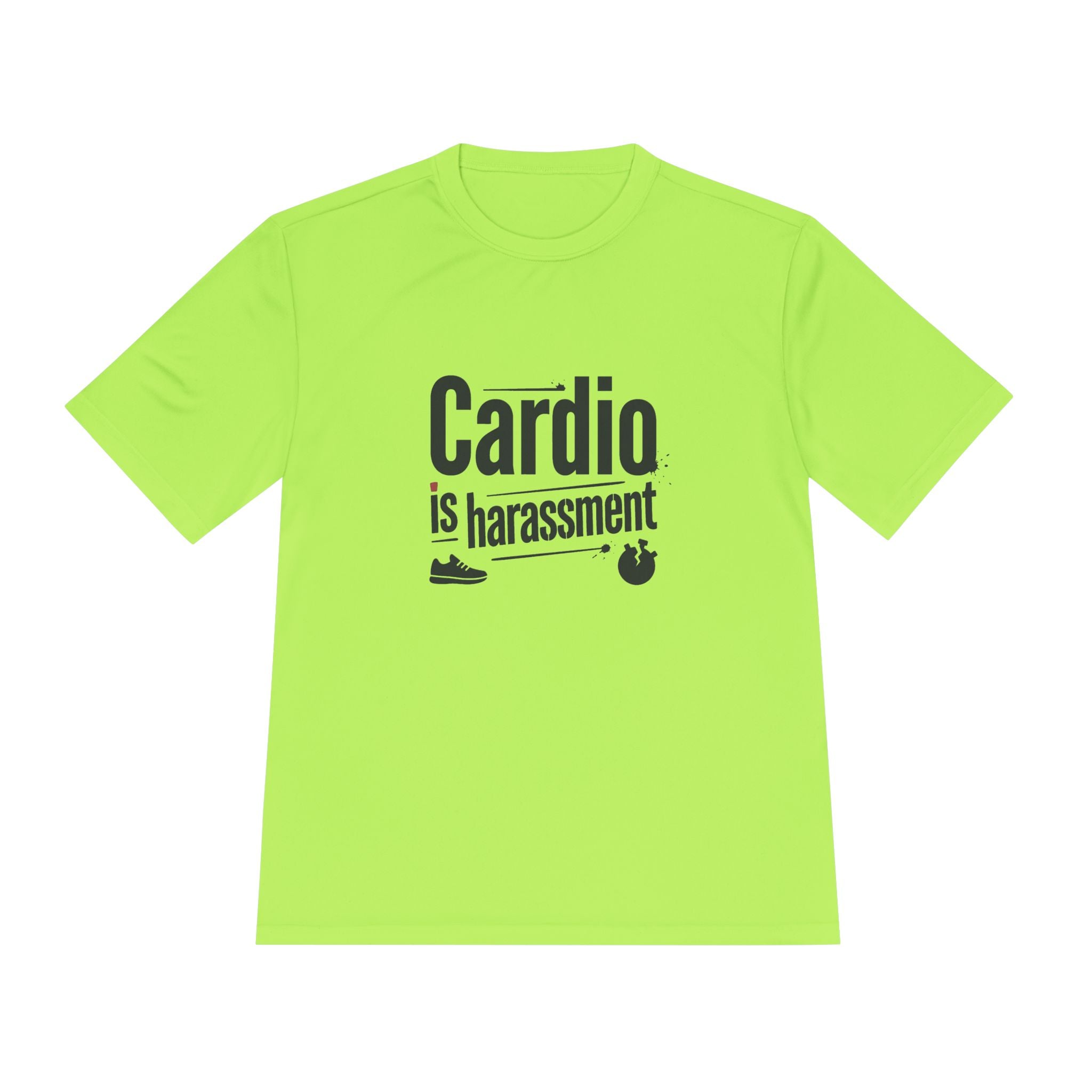 Cardio is Harassment Unisex Moisture Wicking Tee