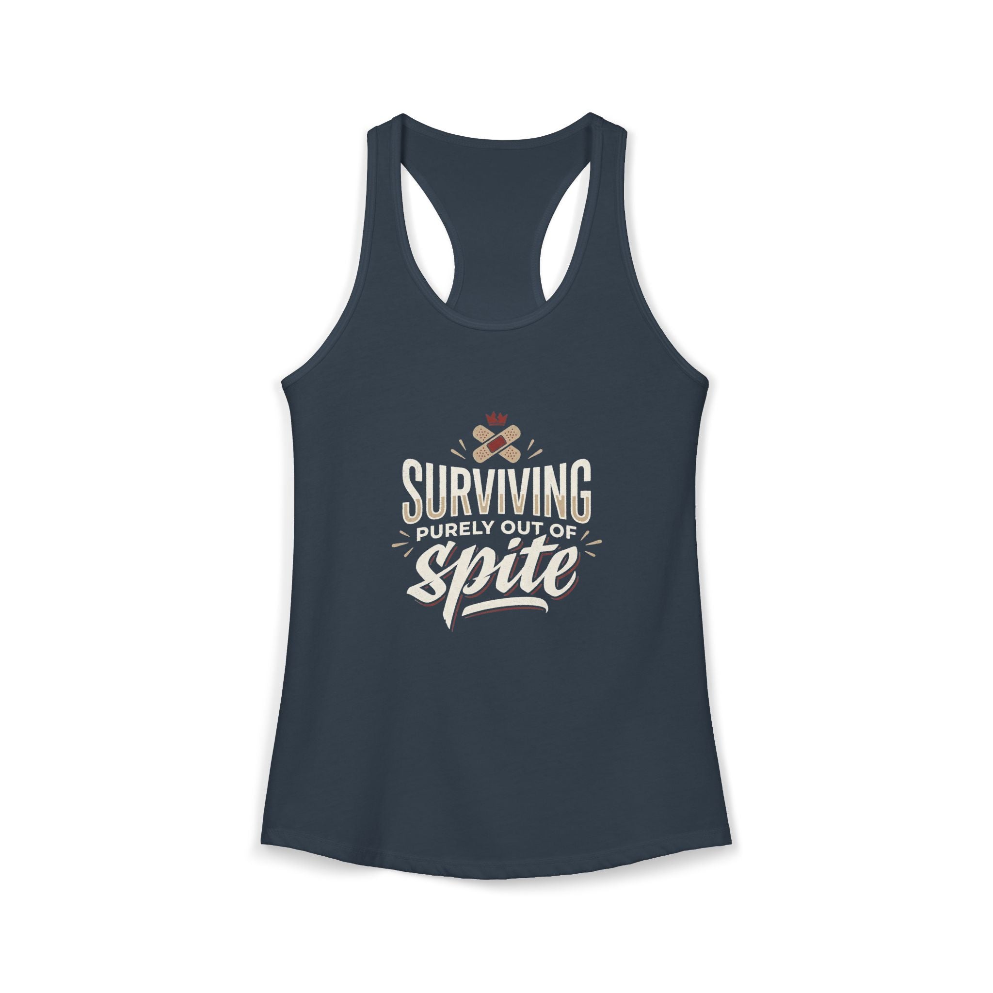 Surviving Purely Out of Spite Women's Ideal Racerback Tank