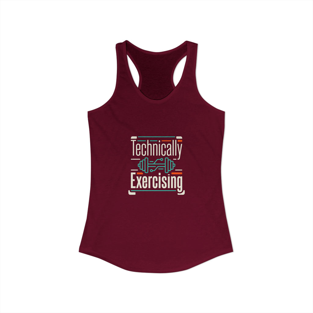 Technically Exercising Women's Ideal Racerback Tank