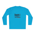 Squats are Why I Need Handrails Unisex Lightweight Long Sleeve Tee