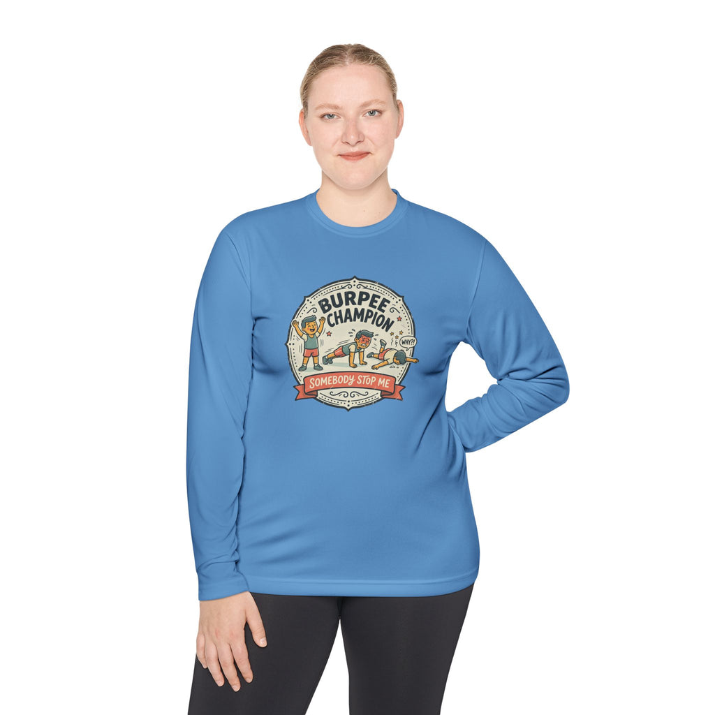 Burpee Champion Unisex Lightweight Long Sleeve Tee