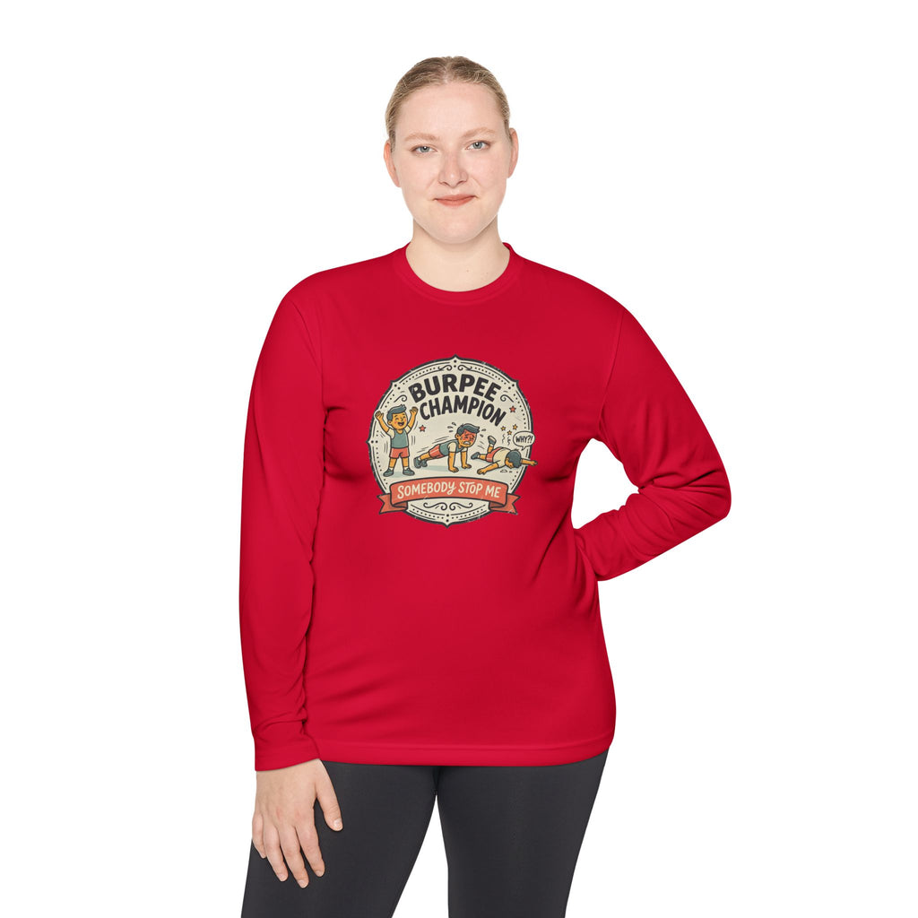Burpee Champion Unisex Lightweight Long Sleeve Tee