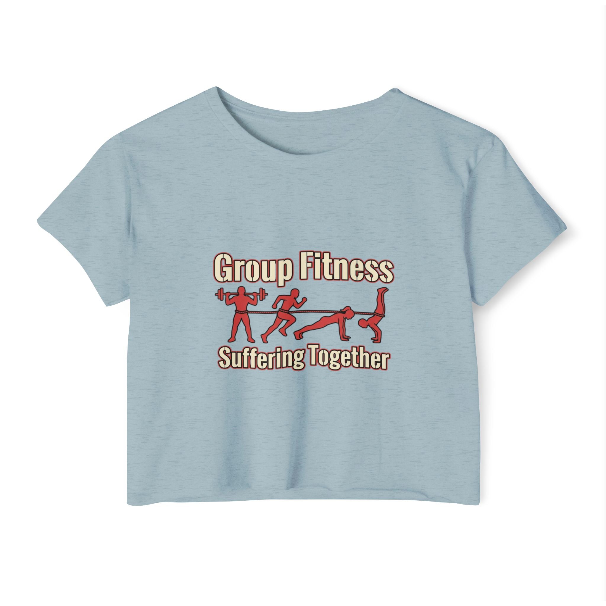 Group Fitness Suffering Together Women's Festival Crop Top