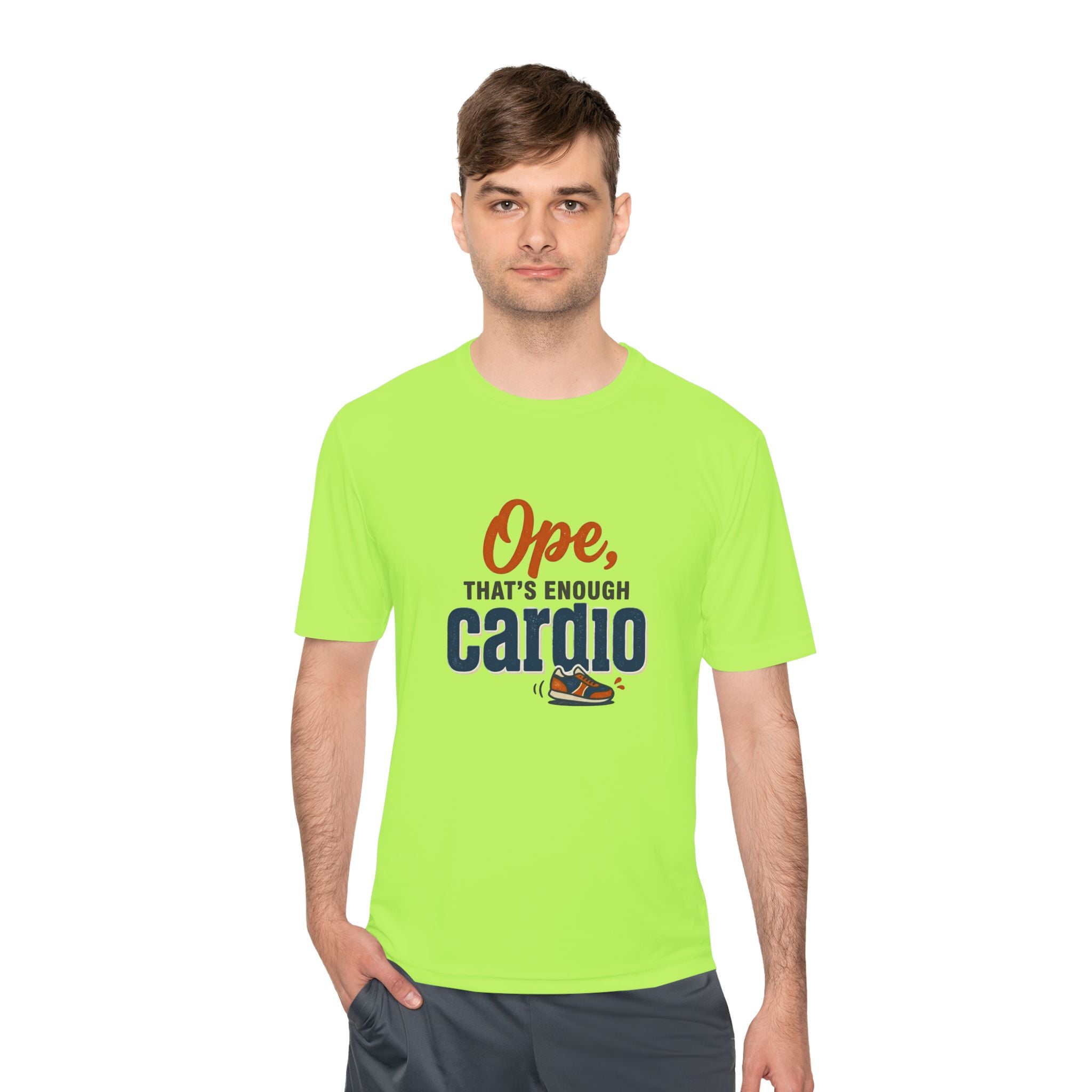 Ope, That's Enough Cardio Unisex Moisture Wicking Tee