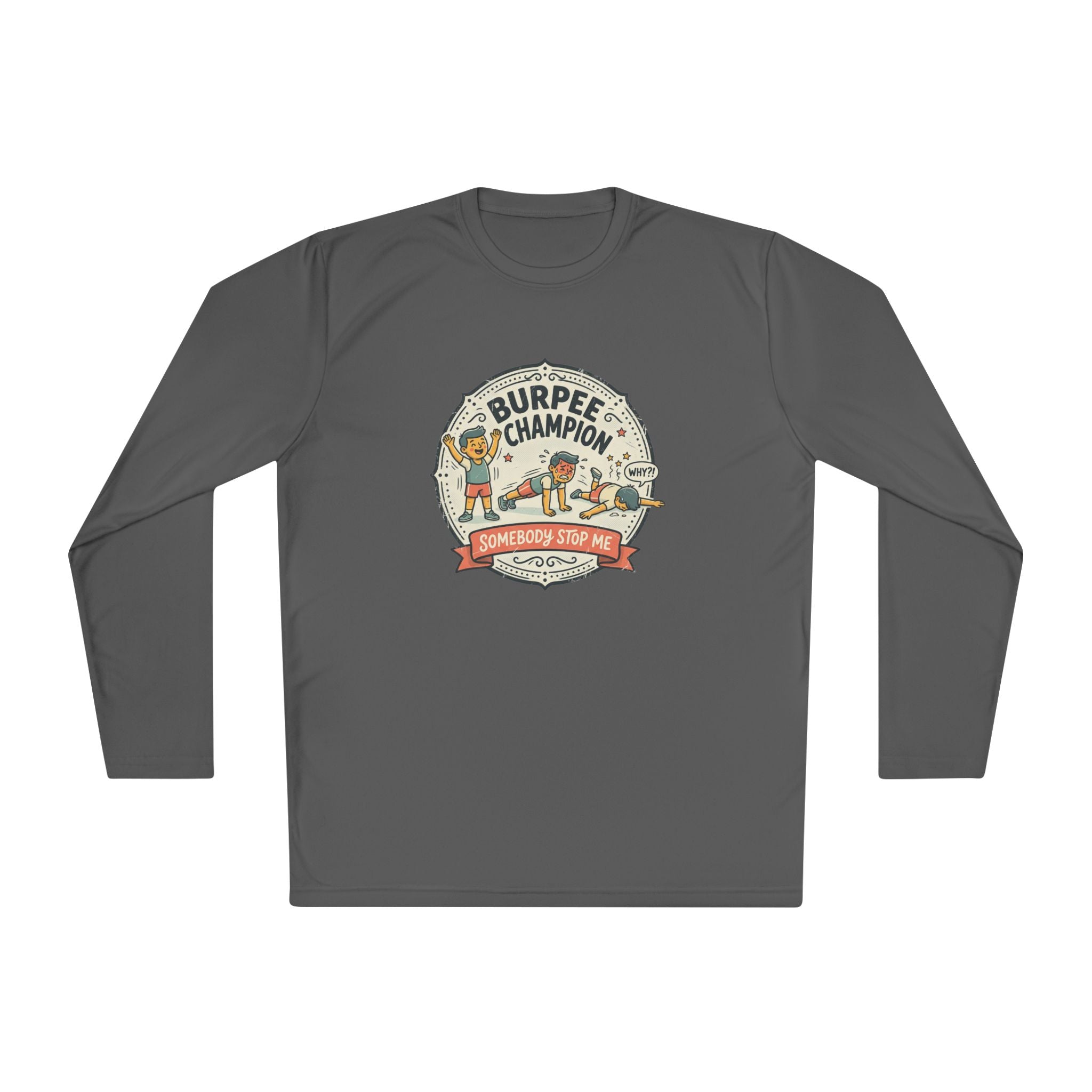 Burpee Champion Unisex Lightweight Long Sleeve Tee