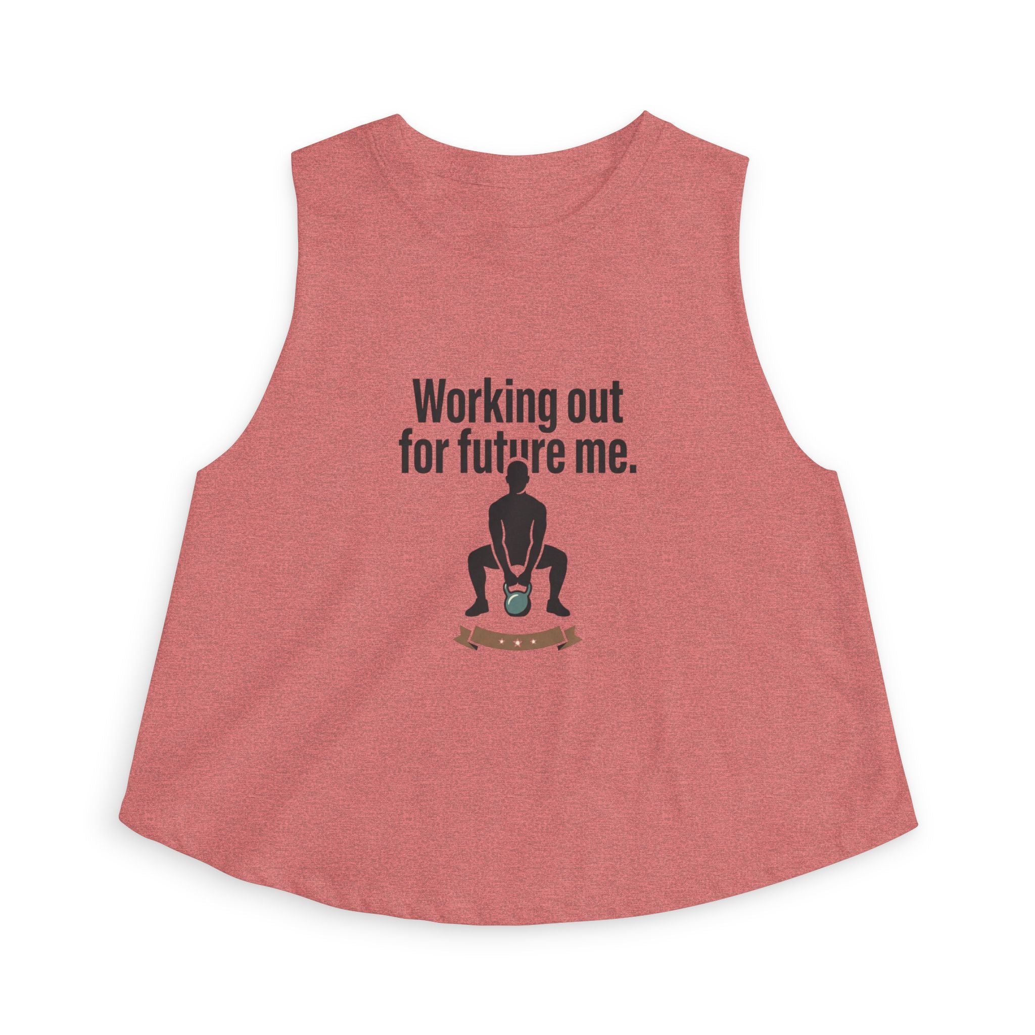 Working Out For Future Me Women's Crop Top