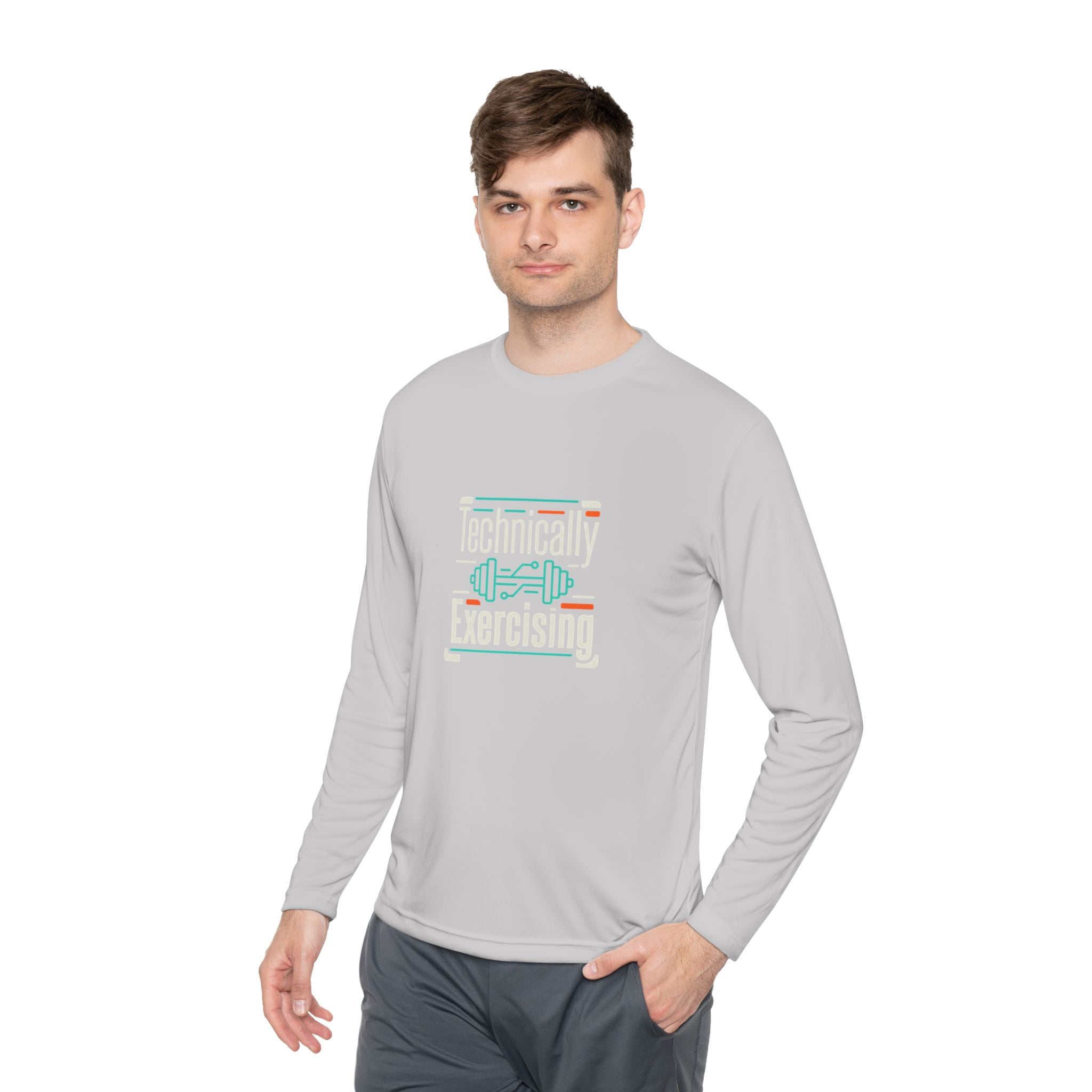 Technically Exercising Unisex Lightweight Long Sleeve Tee