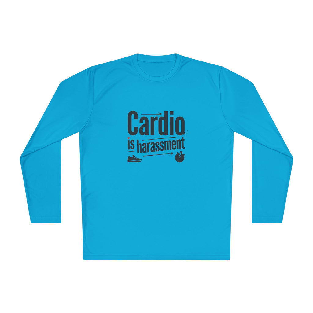 Cardio is Harassment Unisex Lightweight Long Sleeve Tee