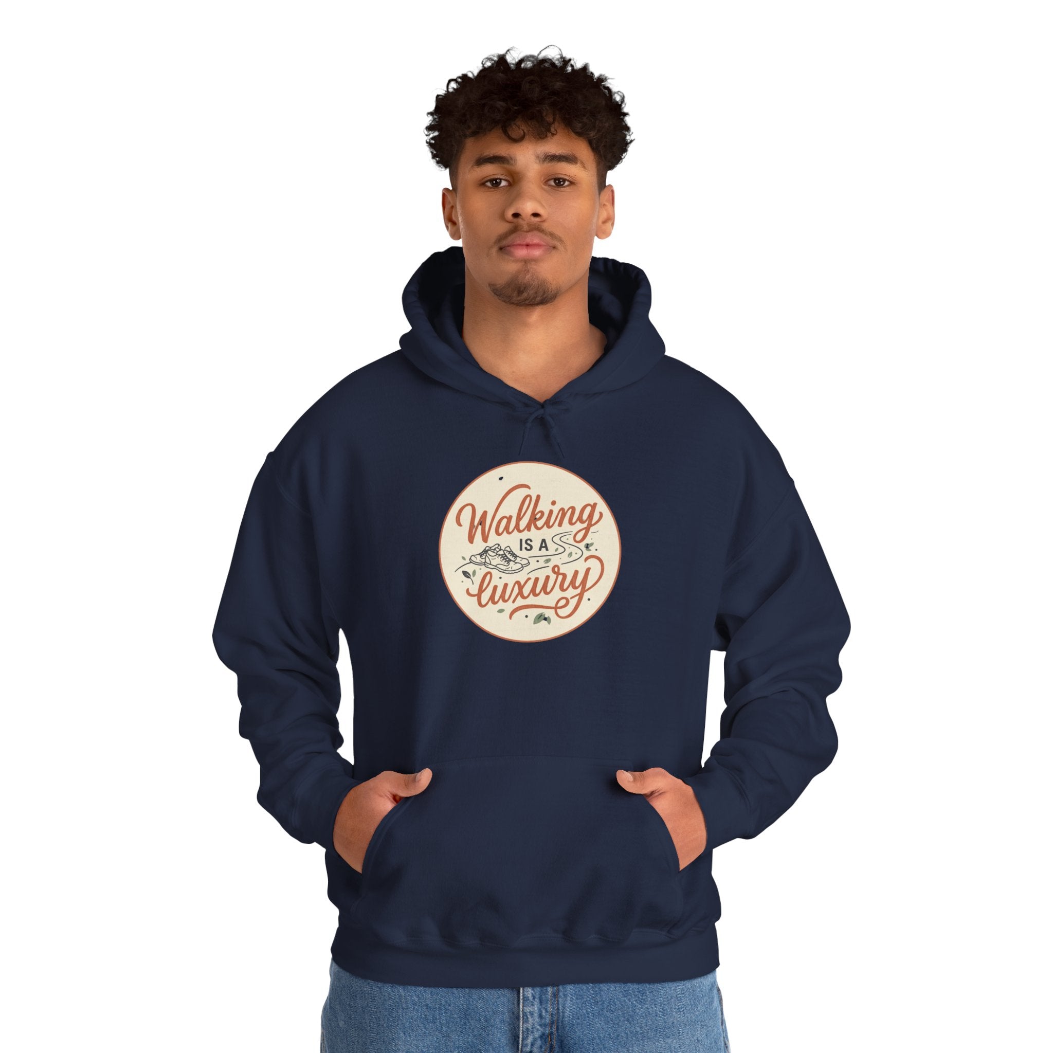 Walking is a Luxury Unisex Heavy Blend™ Hooded Sweatshirt