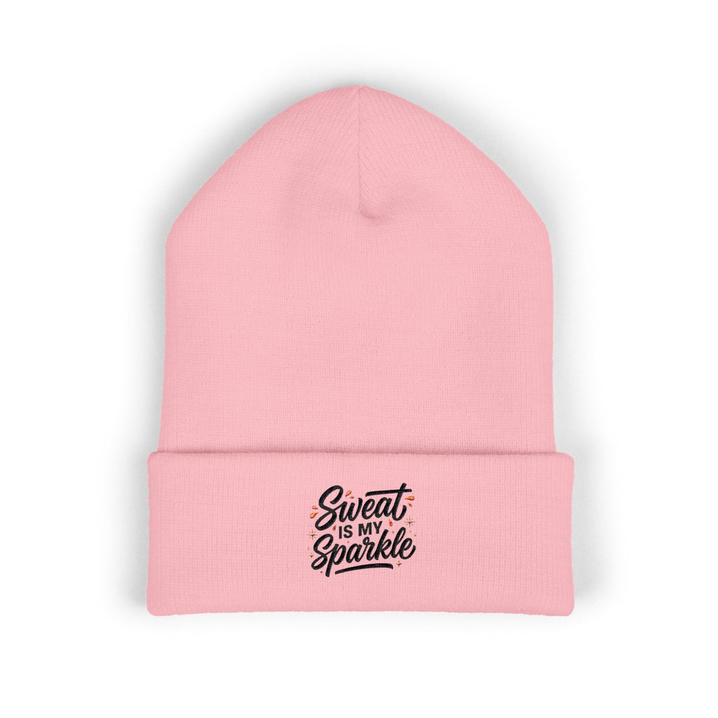 Sweat is My Sparkle Classic Cuffed Beanie (Embroidery)