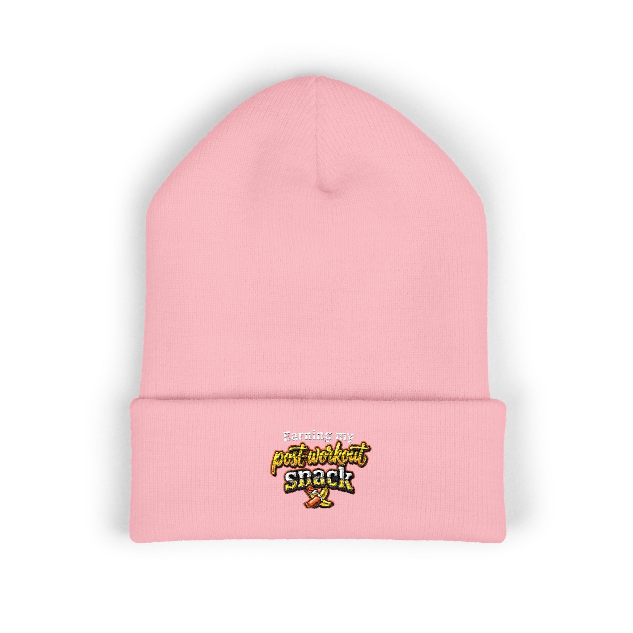 Earning My Post-Workout Snack Classic Cuffed Beanie (Embroidery)