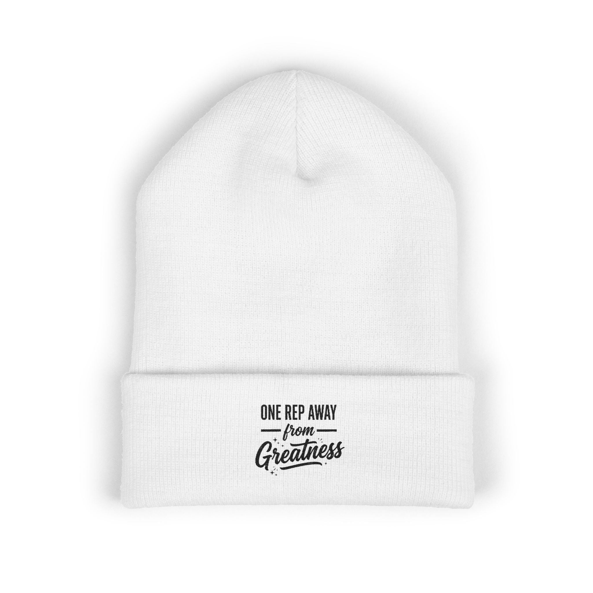 One Rep Away Classic Cuffed Beanie (Embroidery)