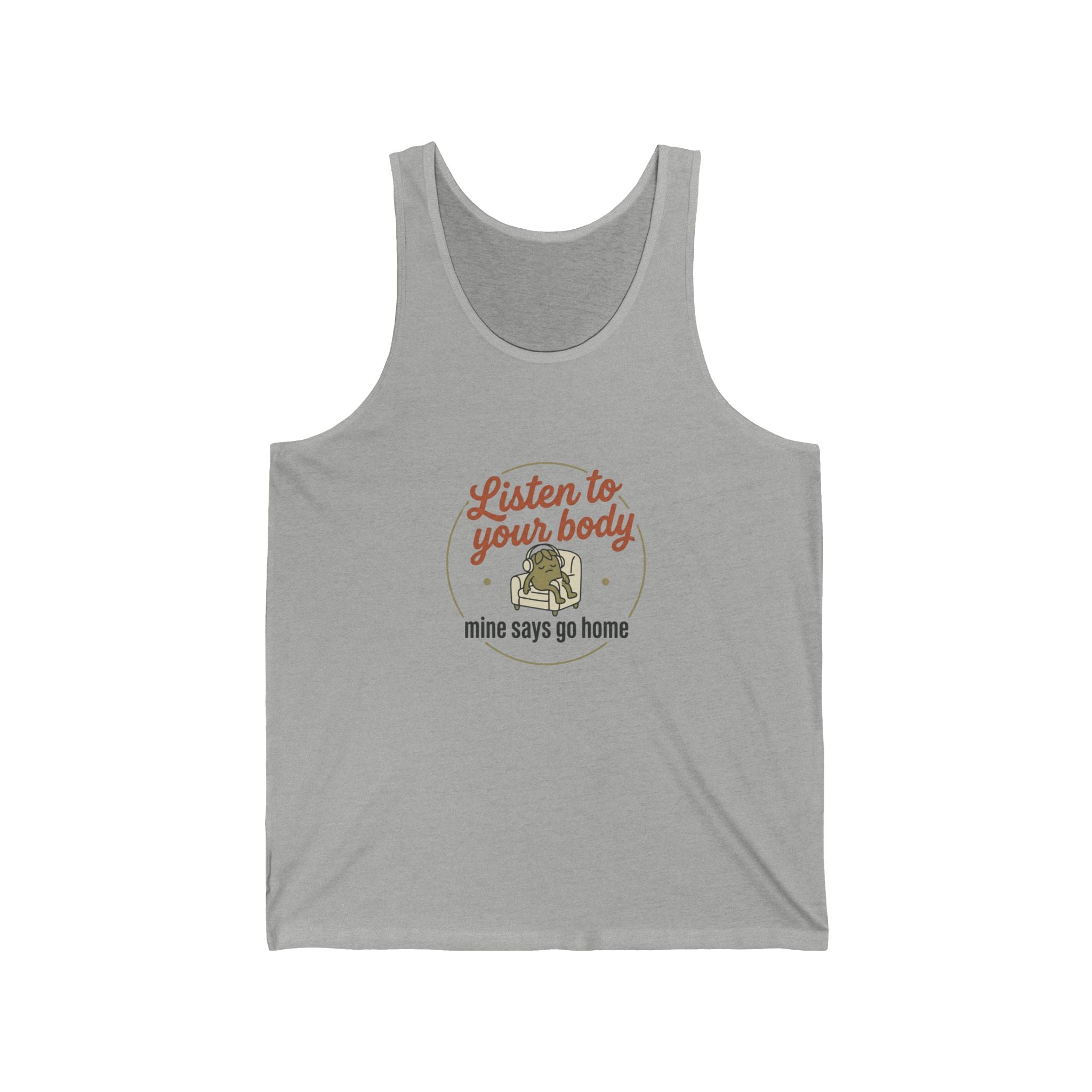 Listen to Your Body Unisex Jersey Tank