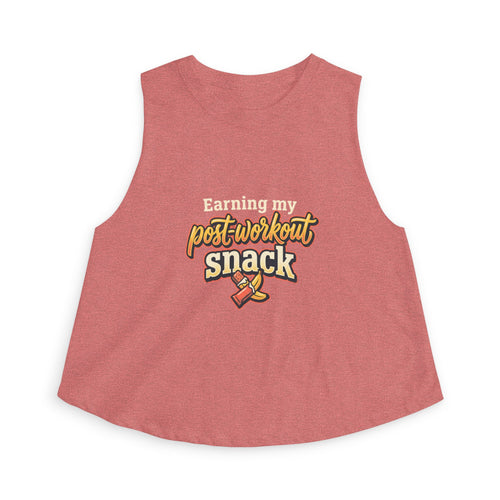 Earning My Post-Workout Snack Women's Crop Top