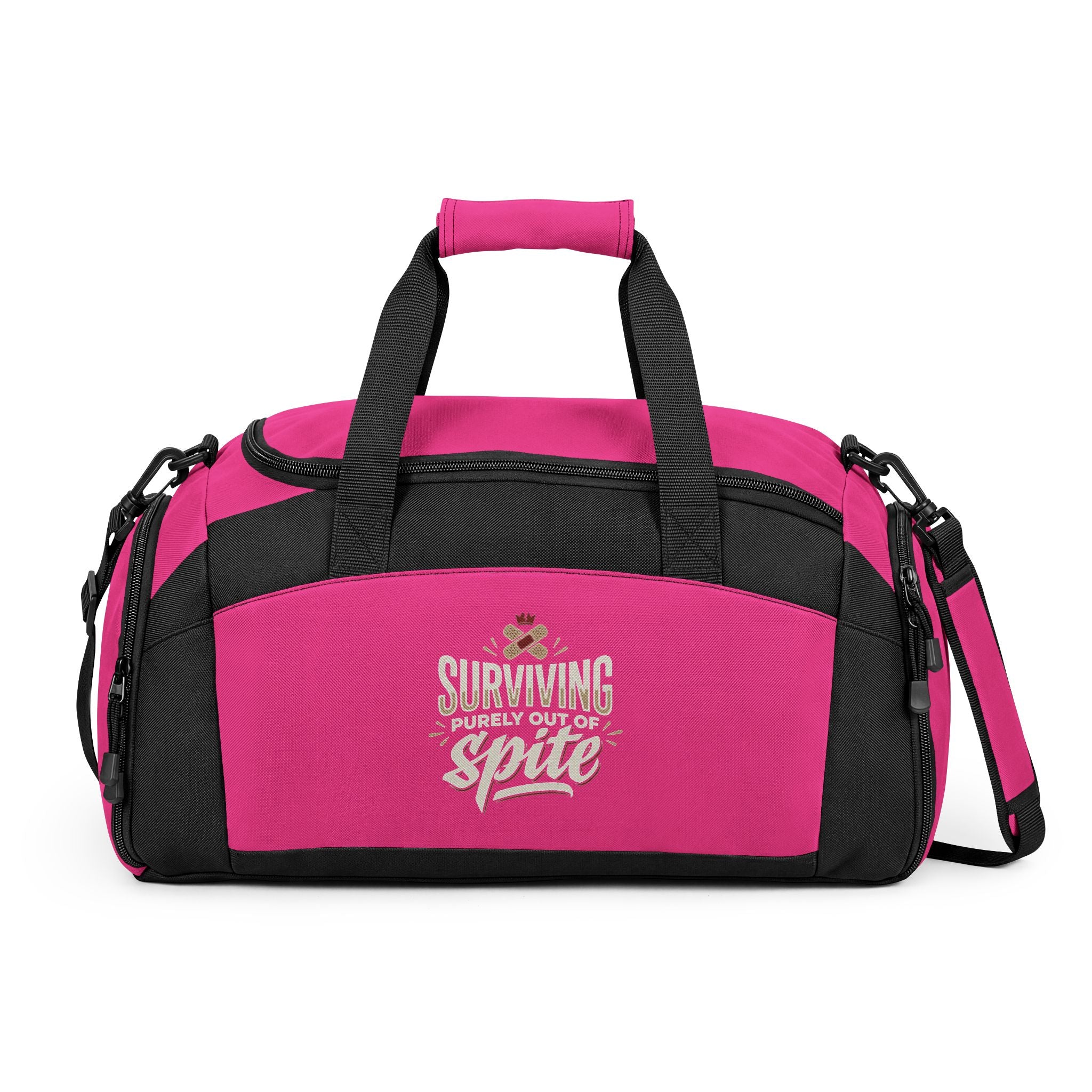 Surviving Purely Out of Spite Gym Bag