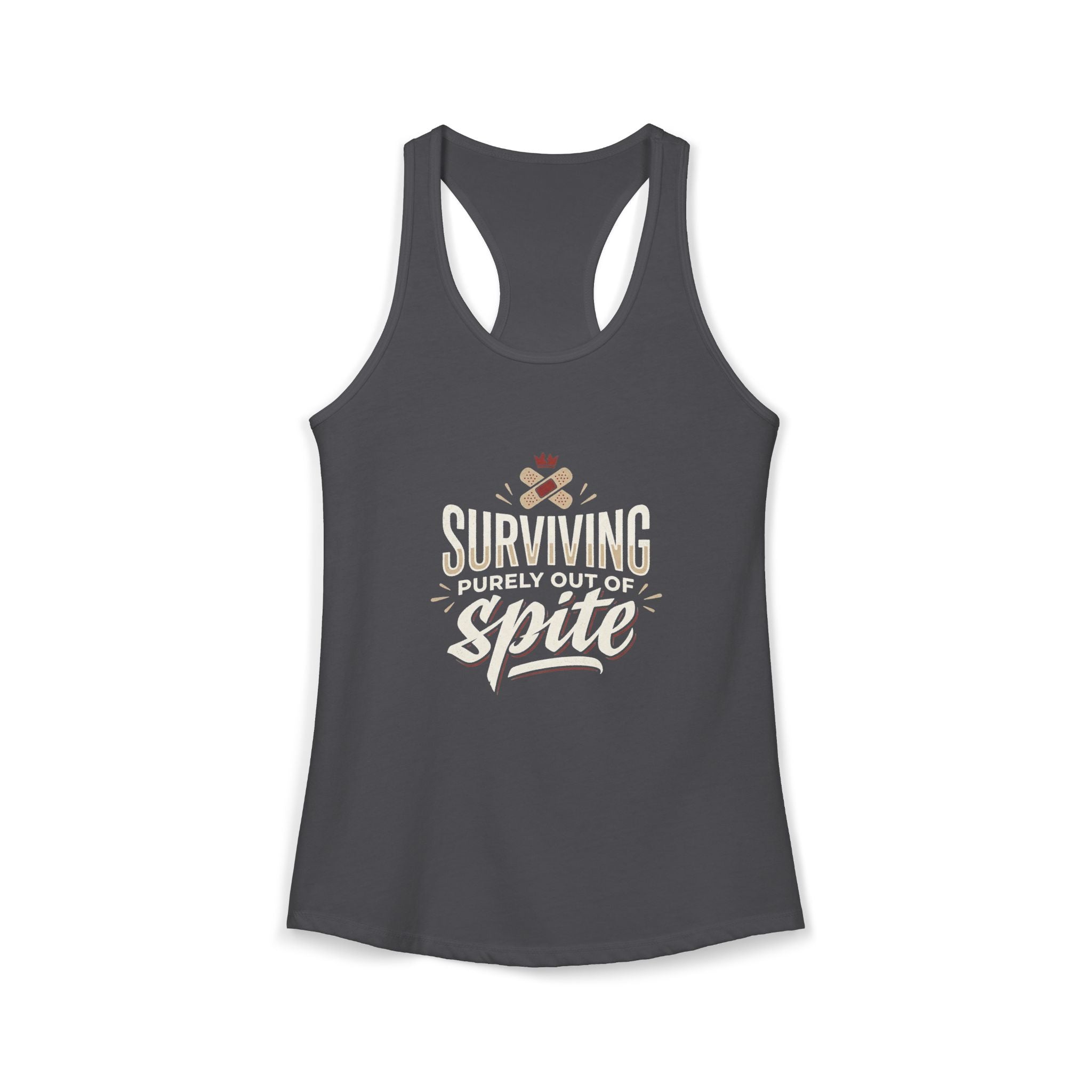 Surviving Purely Out of Spite Women's Ideal Racerback Tank