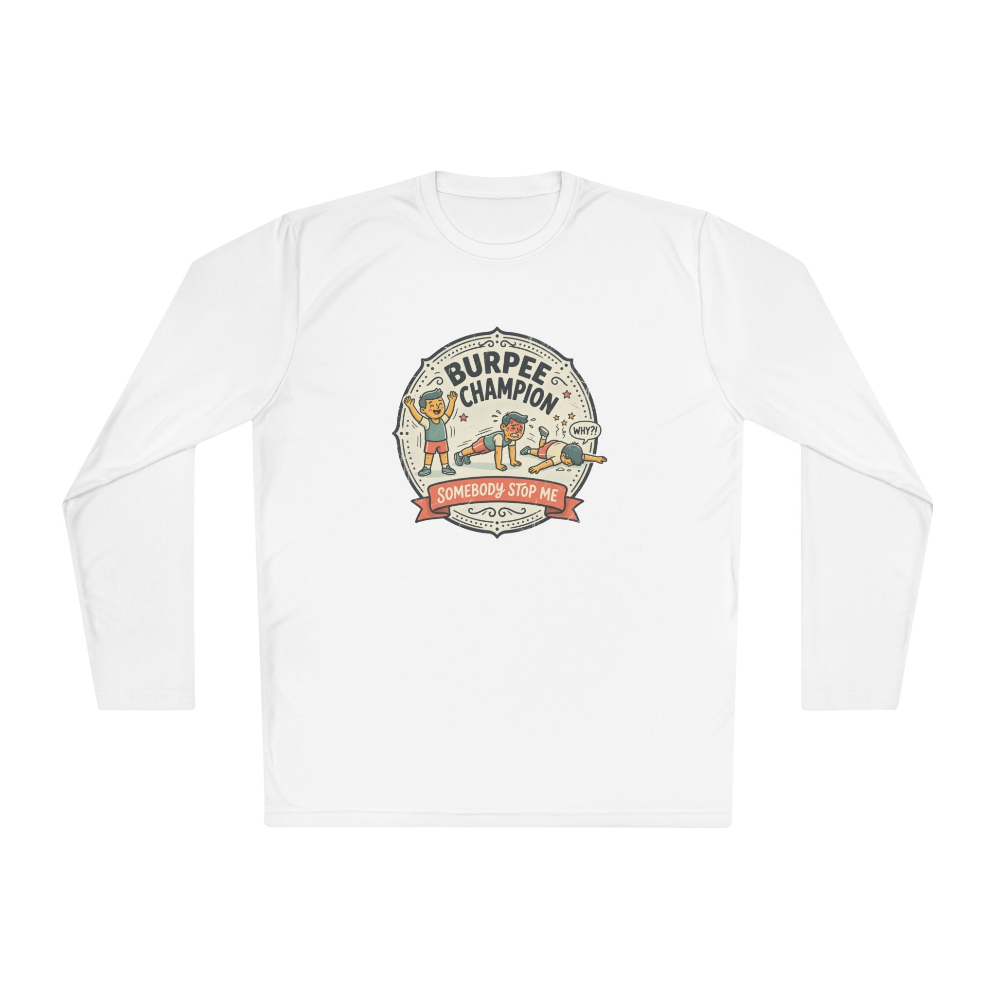Burpee Champion Unisex Lightweight Long Sleeve Tee