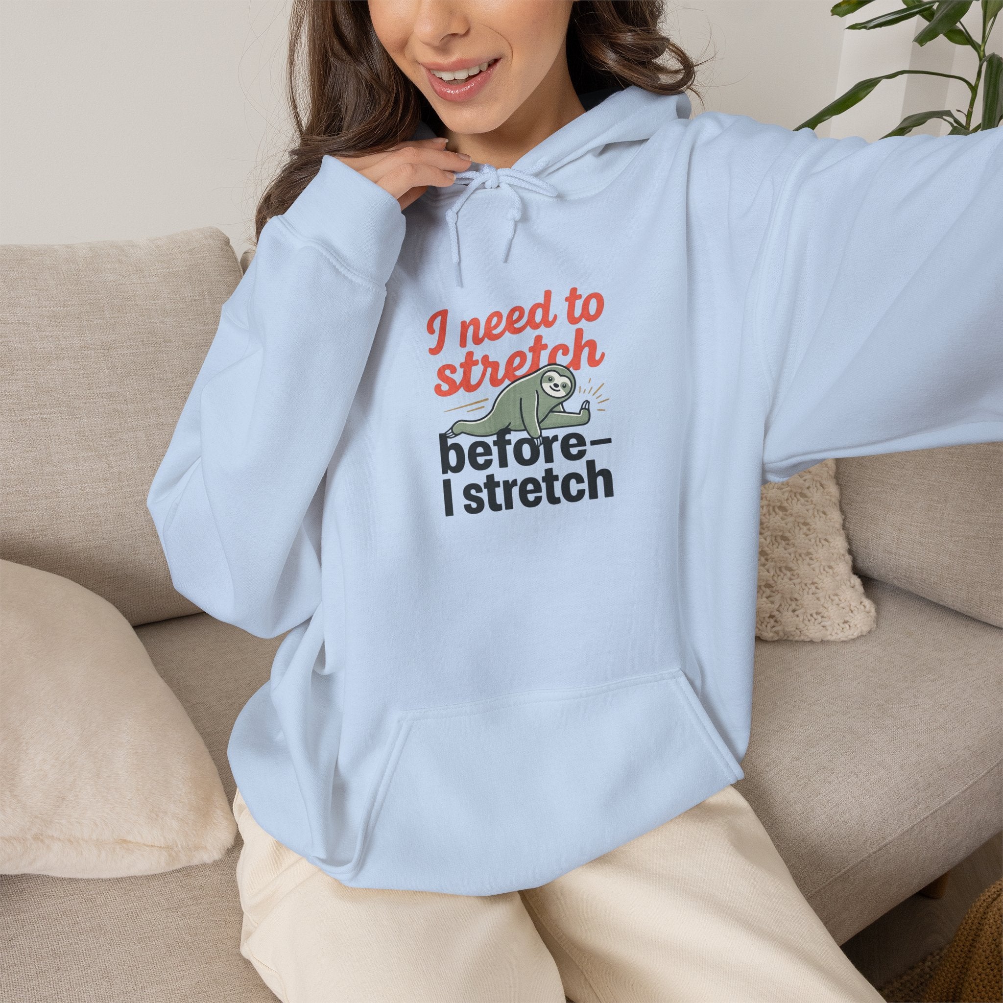 I Need to Stretch Unisex Heavy Blend™ Hooded Sweatshirt