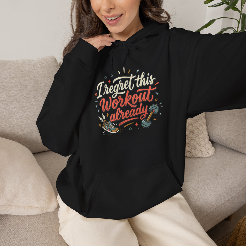 I Regret This Workout Unisex Heavy Blend™ Hooded Sweatshirt