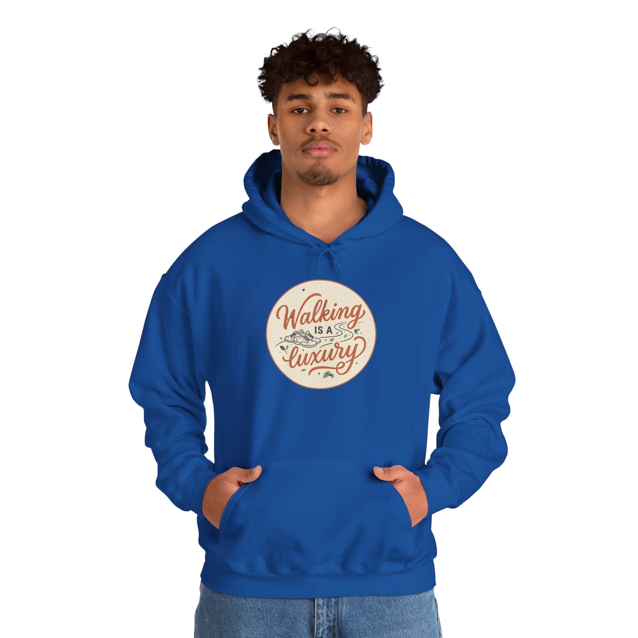 Walking is a Luxury Unisex Heavy Blend™ Hooded Sweatshirt