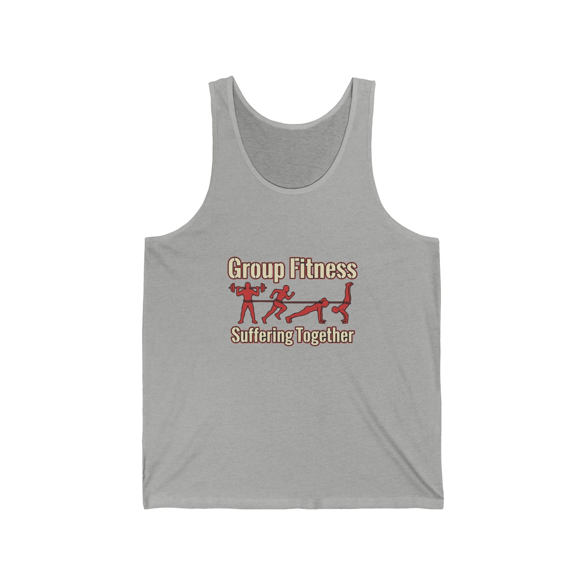 Group Fitness Suffering Together Unisex Jersey Tank