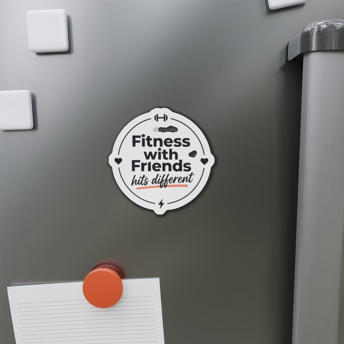 Fitness with Friends Die-Cut Magnets