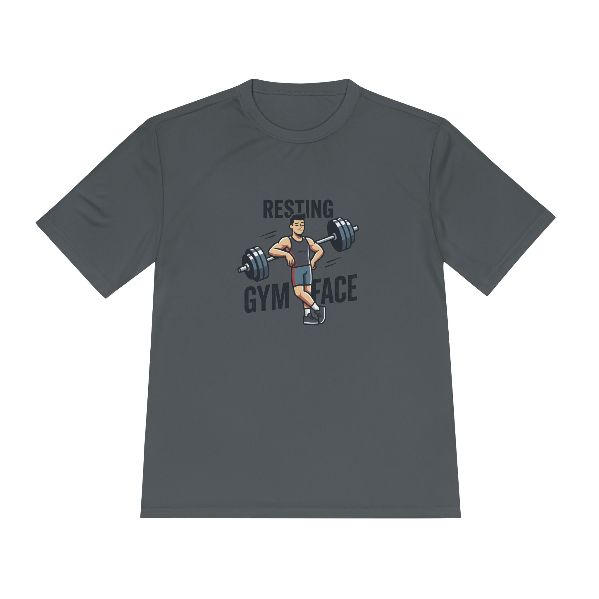 Resting Gym Face Unisex Moisture Wicking Tee