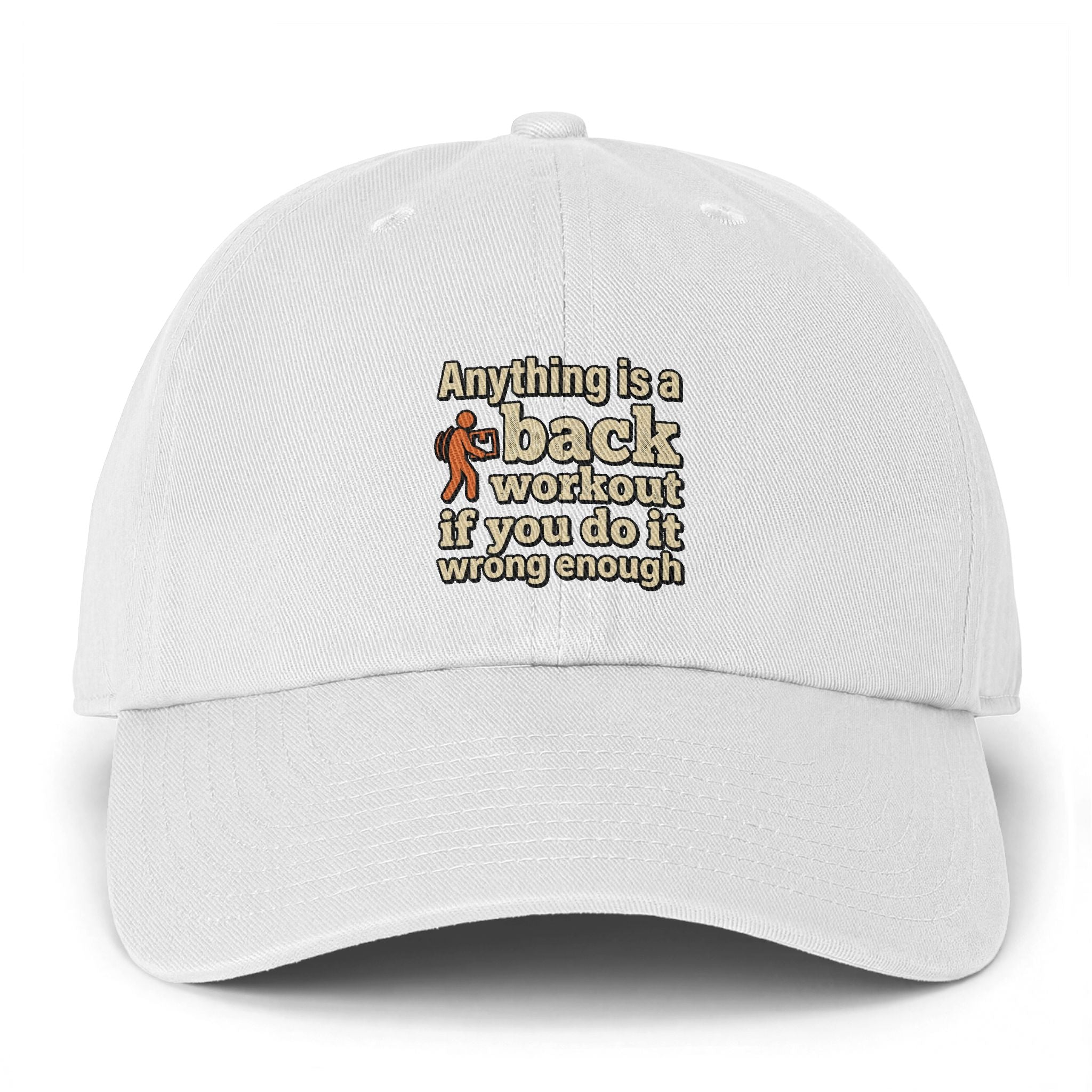 Anything is a Back Workout Clean Up Cap
