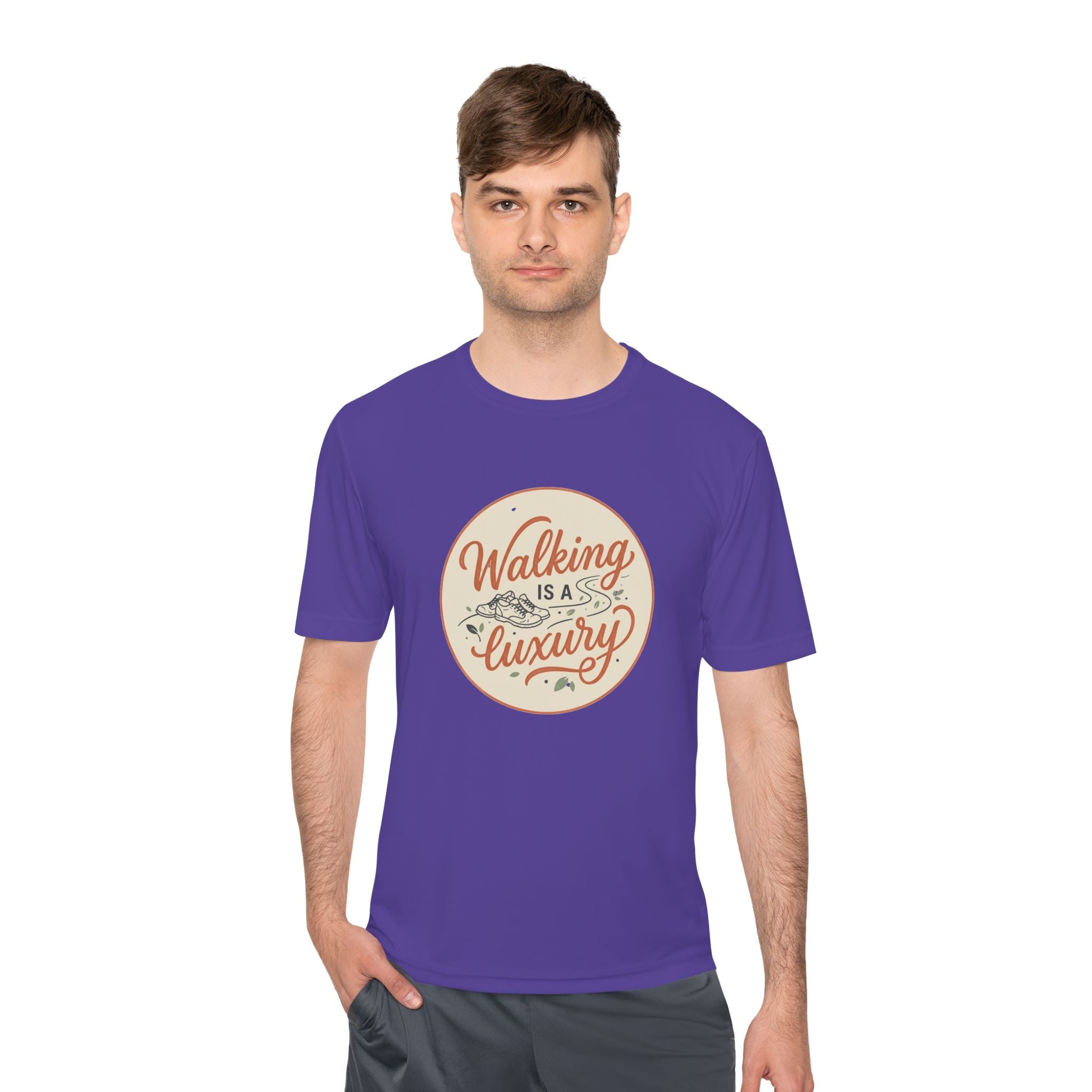 Walking is a Luxury Unisex Moisture Wicking Tee